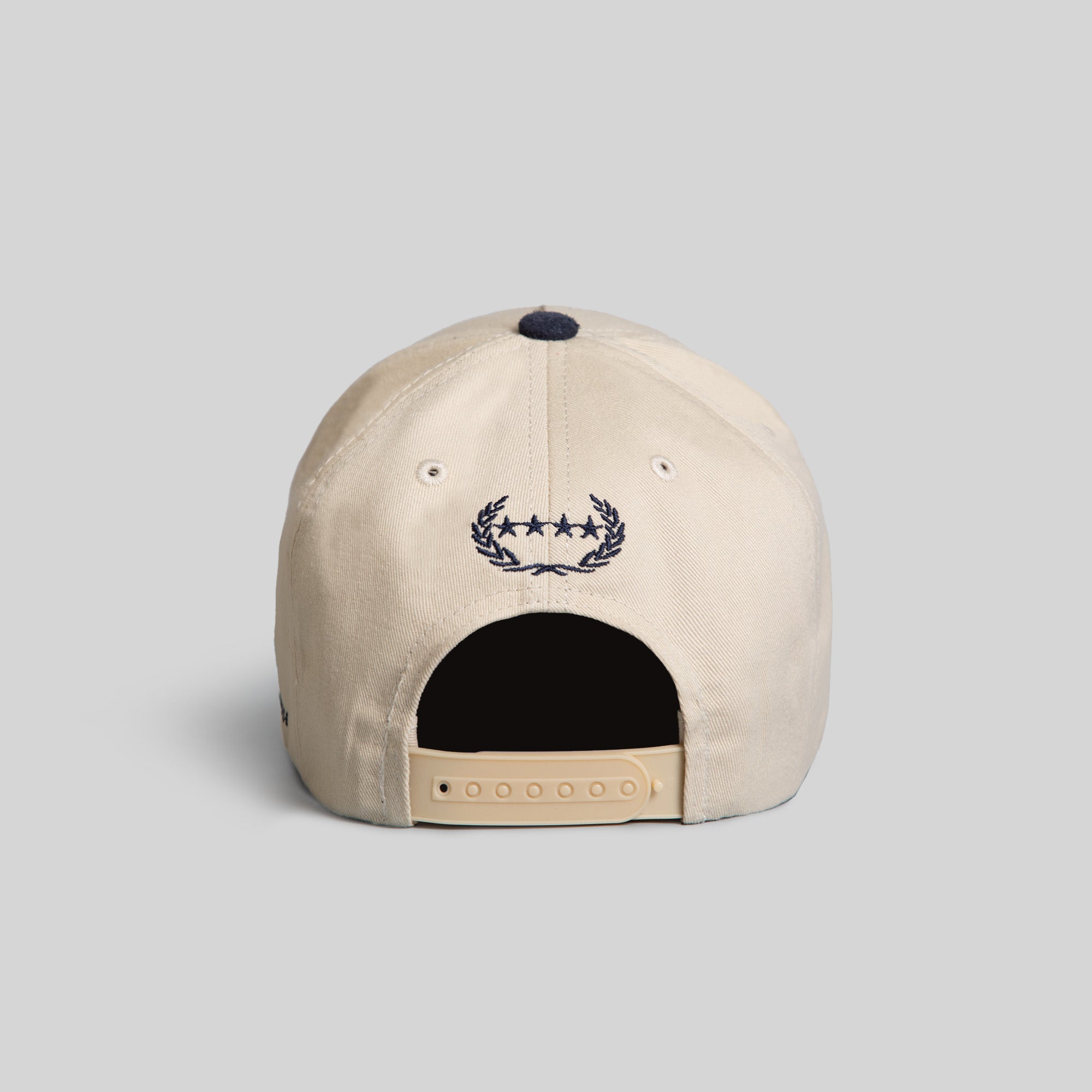 NO F*CKS GIVEN SAND NAVY TWILL/SUEDE TRUCKER HAT