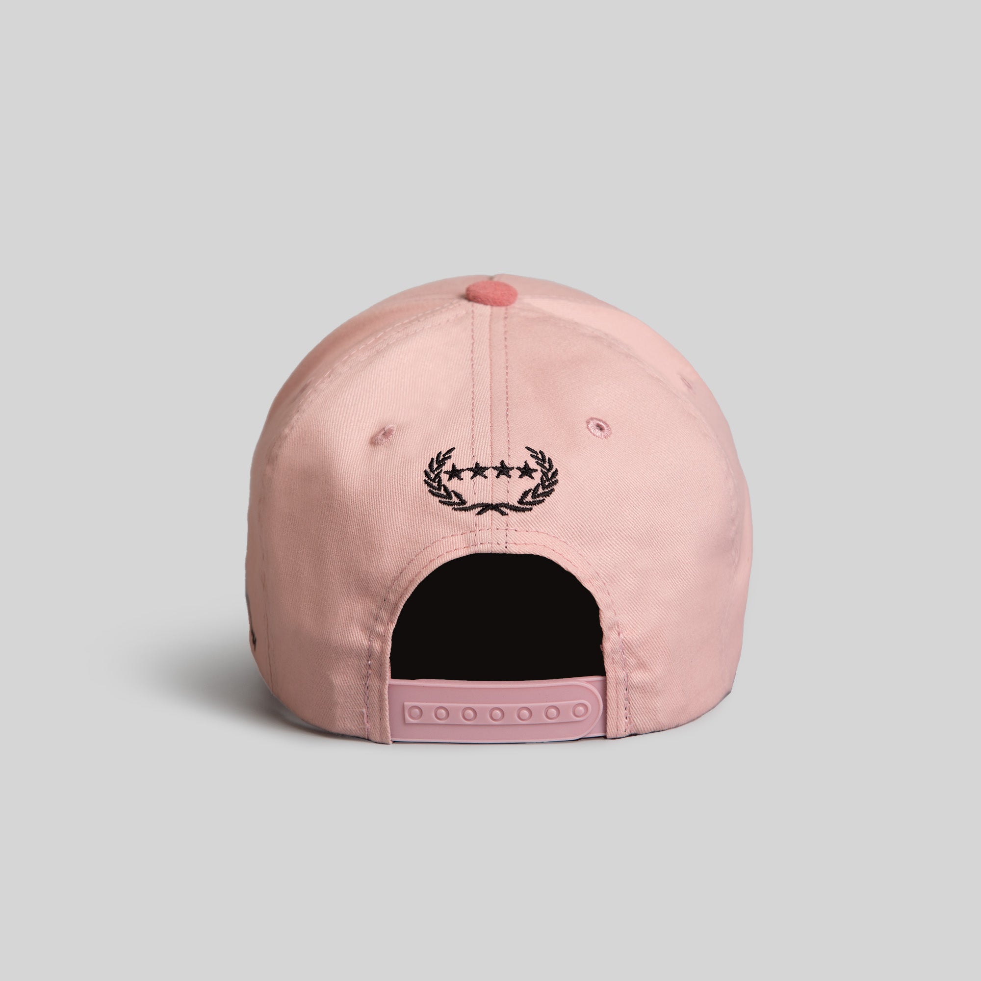 ROYALTY ROSE PINK TWILL/SUEDE TRUCKER HAT