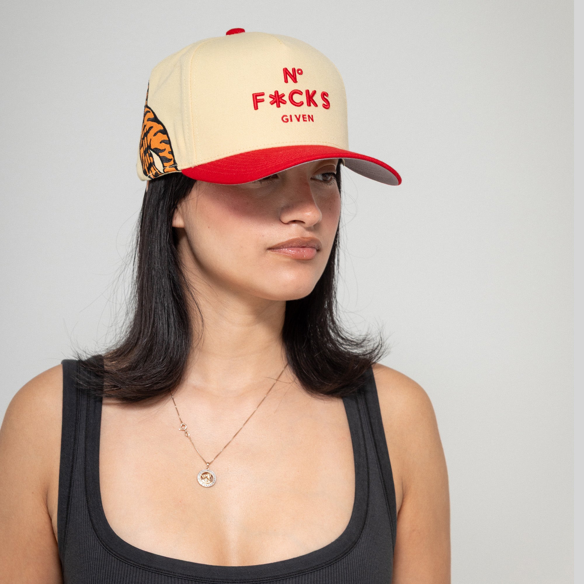 NO F*CKS GIVEN YIN YANG WOOL TRUCKER
