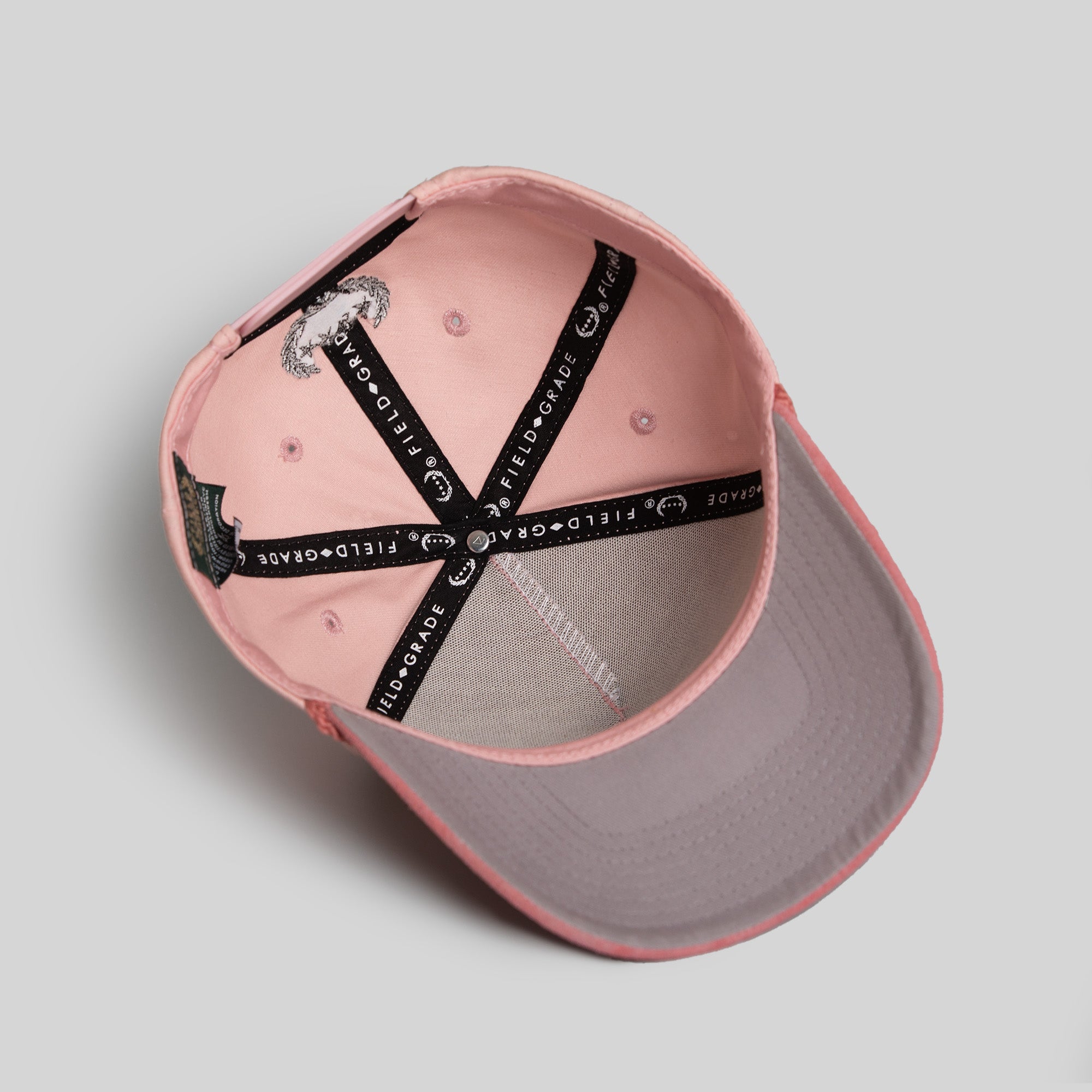 ROYALTY ROSE PINK TWILL/SUEDE TRUCKER HAT