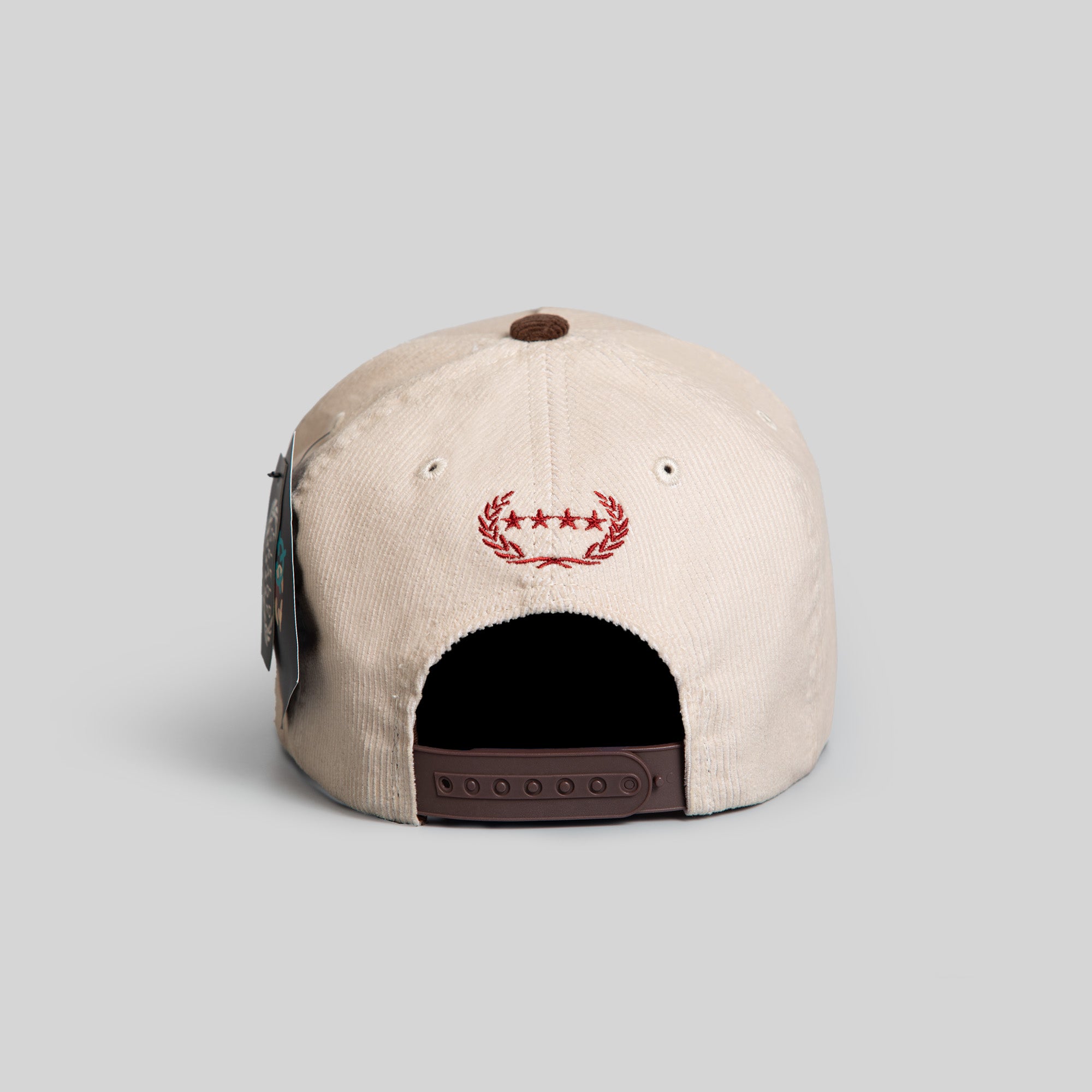 FIELD GRADE X KURVE STUDIO NY IS HEALING STONE/MOCHA TRUCKER HAT