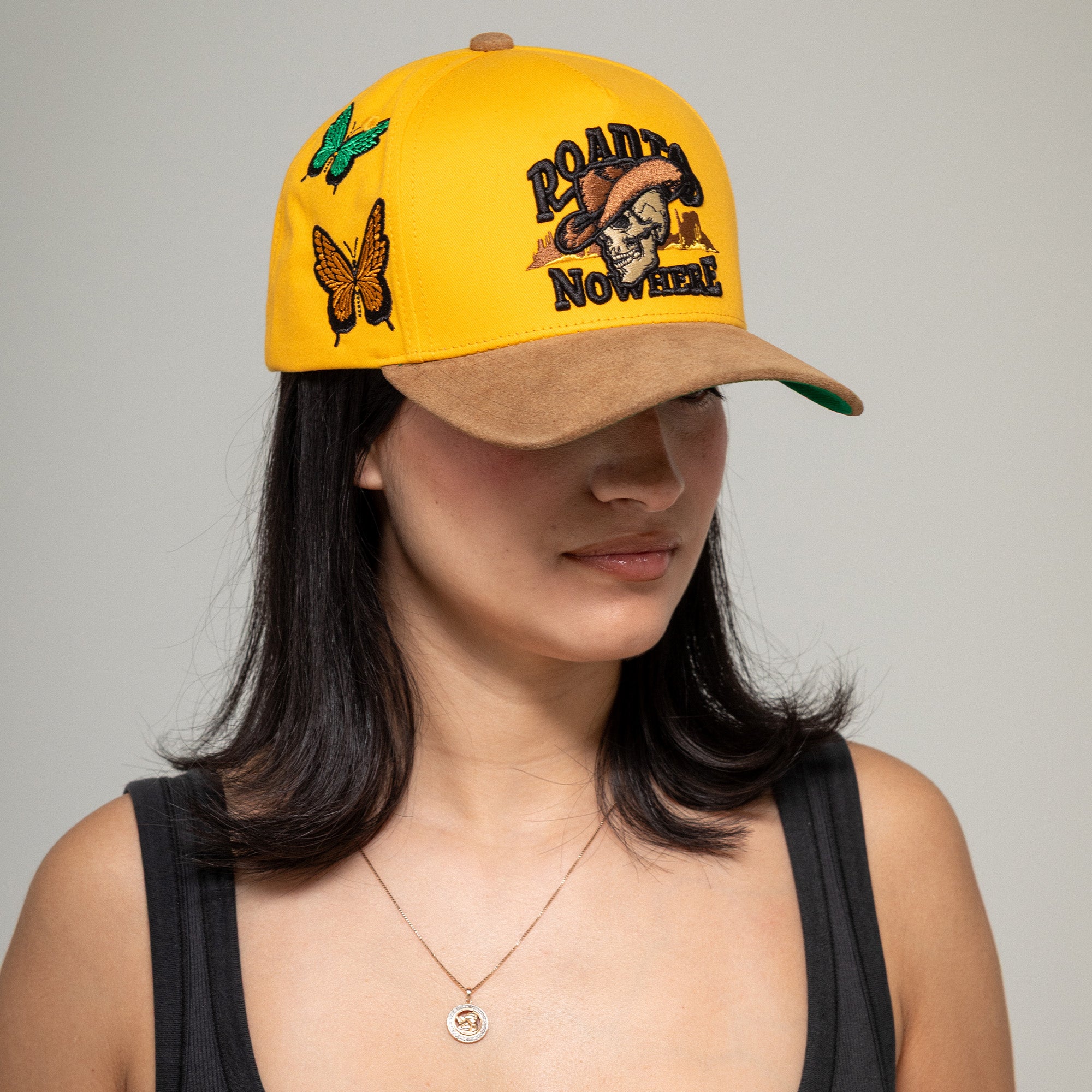 ROAD TO NOWHERE BUTTERFLIGHT TWILL SUEDE TRUCKER