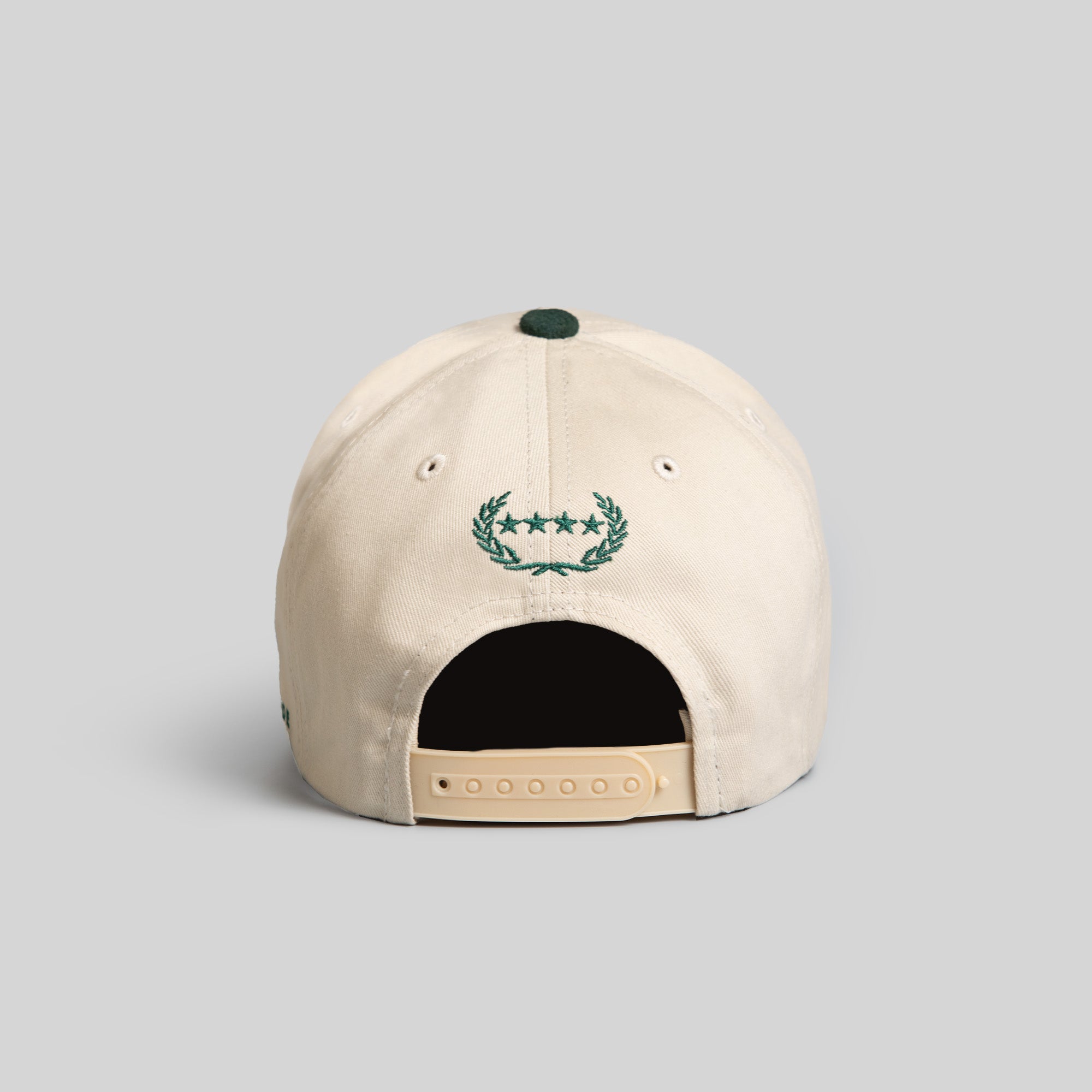 RESPECTFULLY SAND FG GREEN TWILL/SUEDE TRUCKER HAT