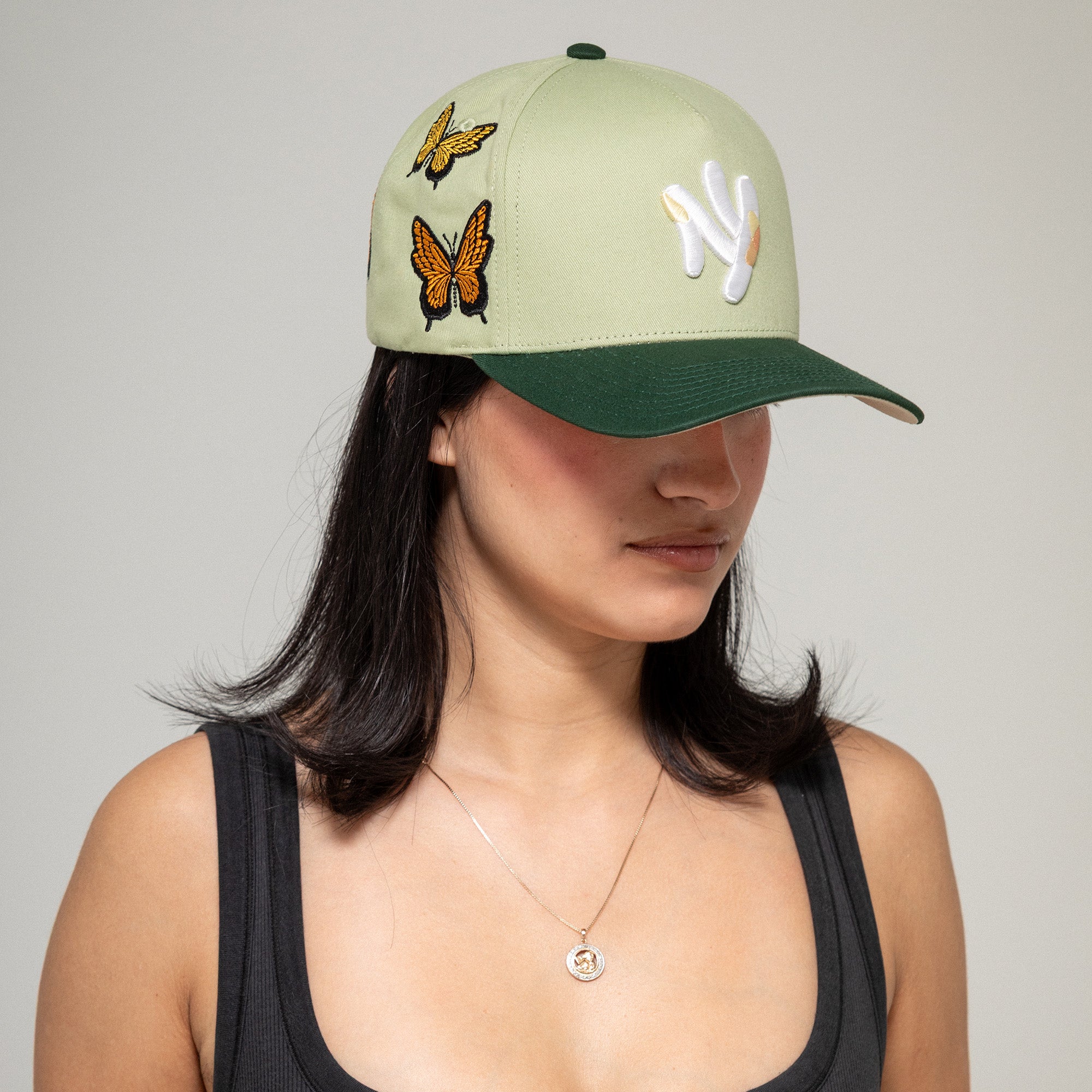 FIELD GRADE X KURVE STUDIO NY IS HEALING BUTTERFLIGHT WOOL TRUCKER