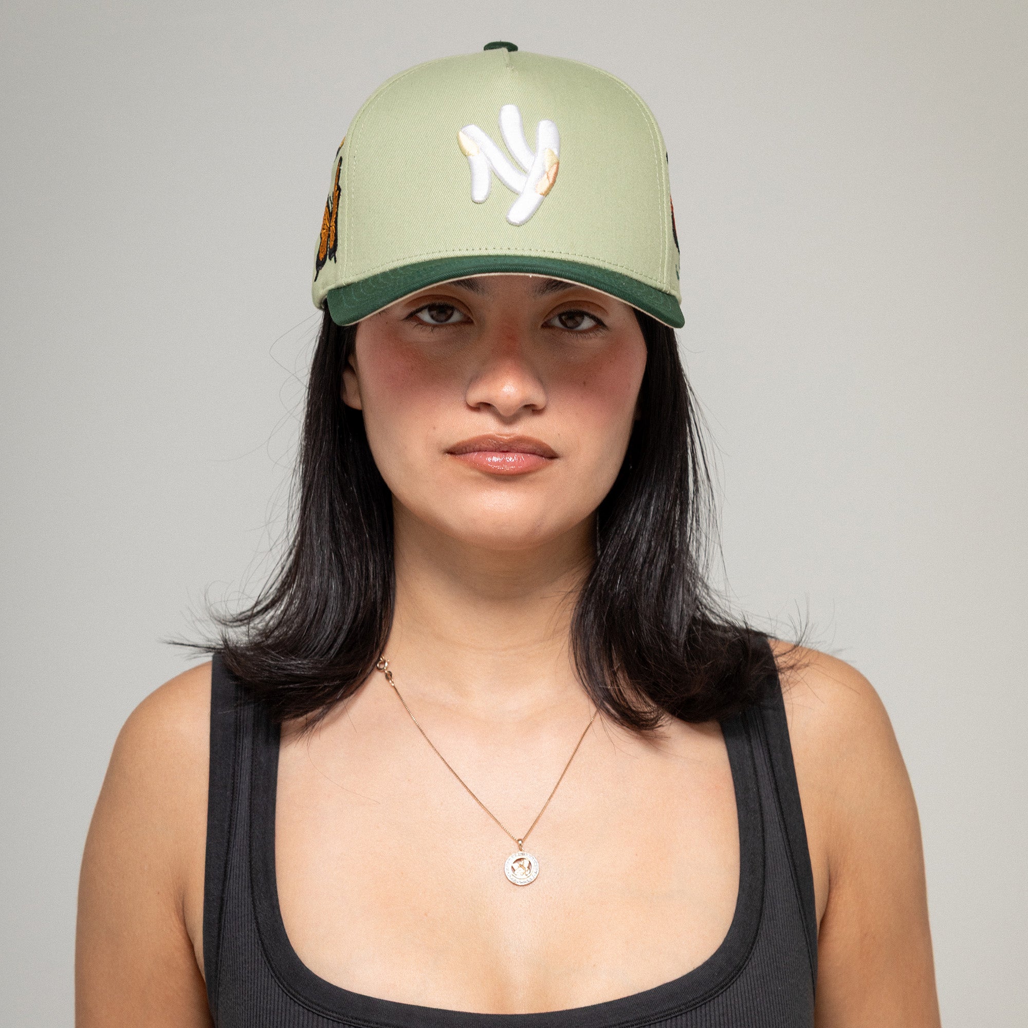 FIELD GRADE X KURVE STUDIO NY IS HEALING BUTTERFLIGHT WOOL TRUCKER