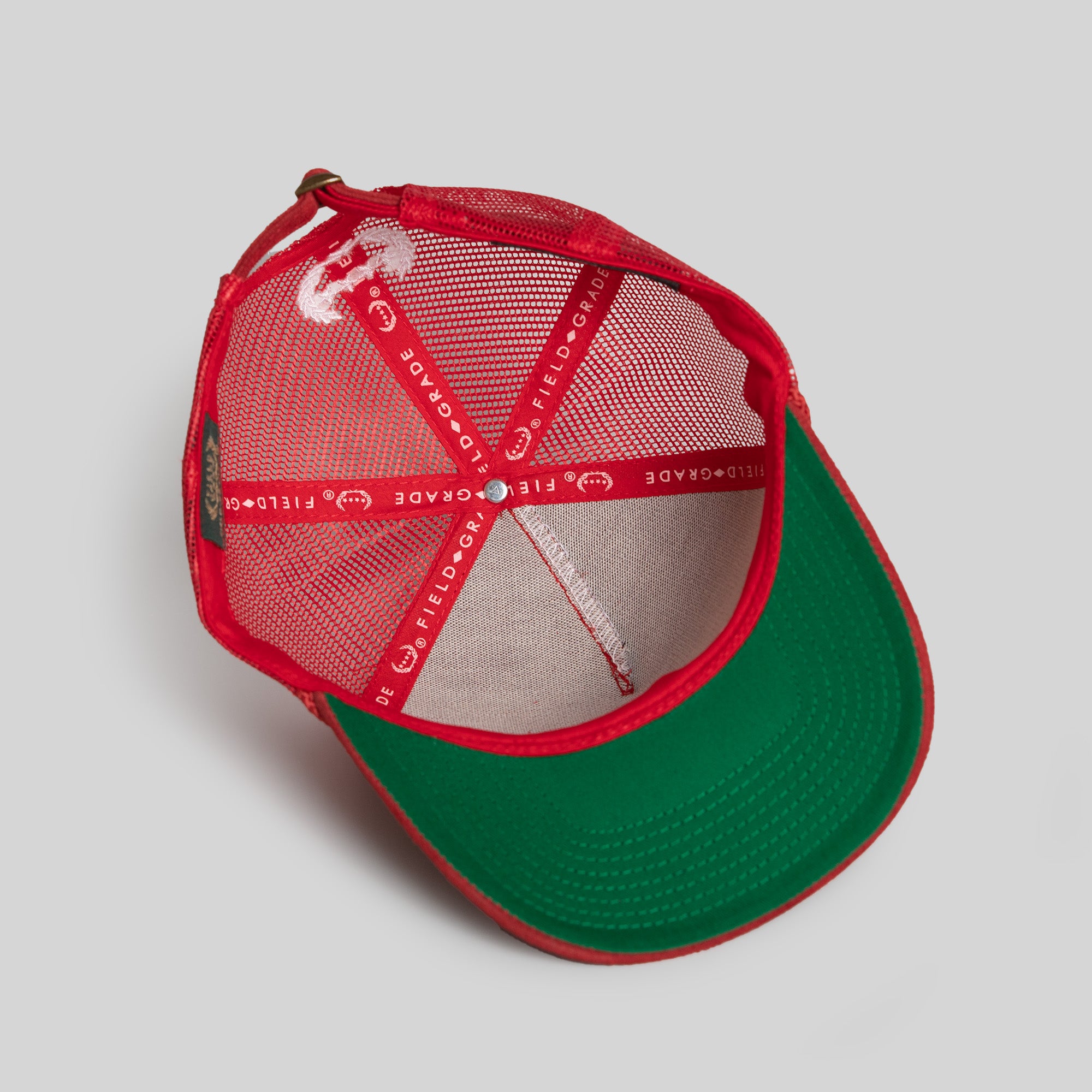 NO F*CKS GIVEN CARMINE SUEDE TRUCKER HAT