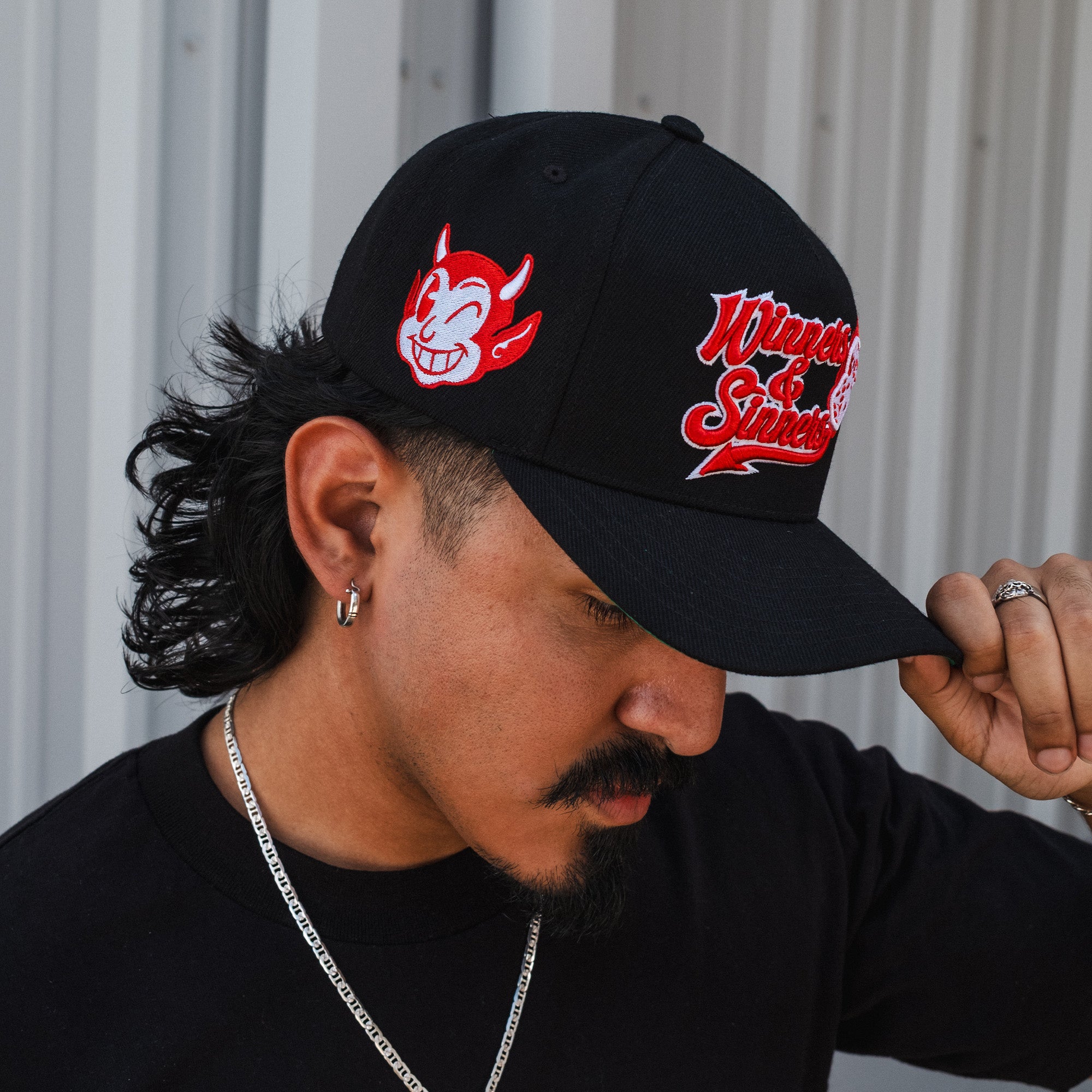 WINNERS AND SINNERS BLACK WOOL TRUCKER