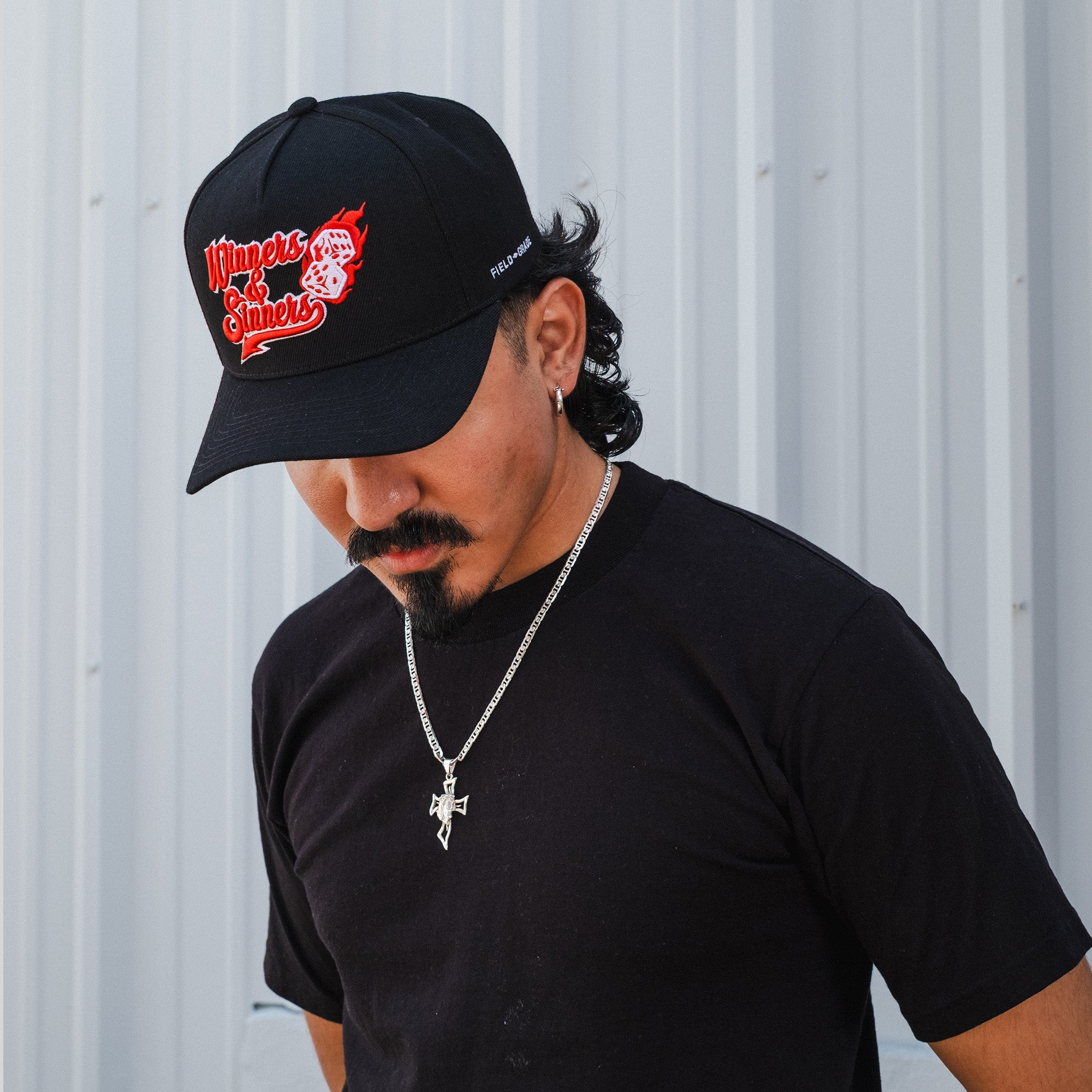 WINNERS AND SINNERS BLACK WOOL TRUCKER