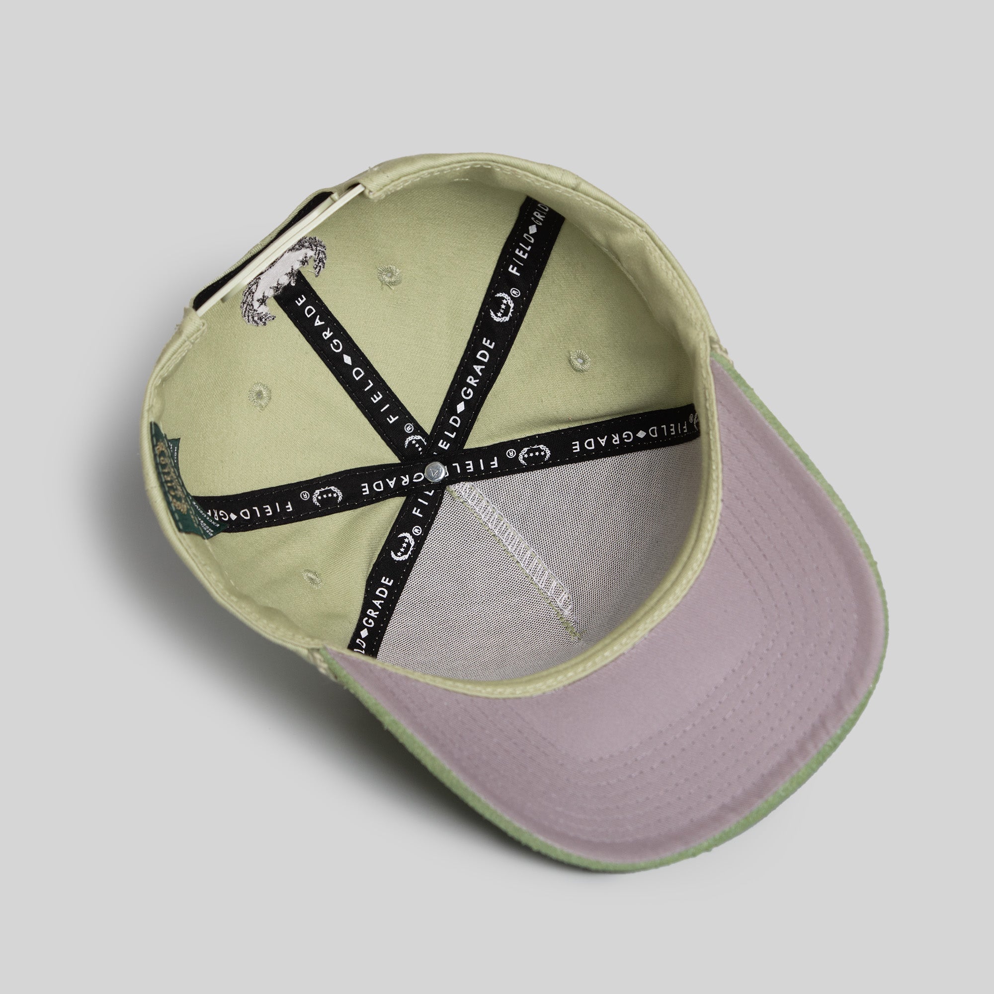 ROYALTY SAGE TWILL/SUEDE TRUCKER HAT