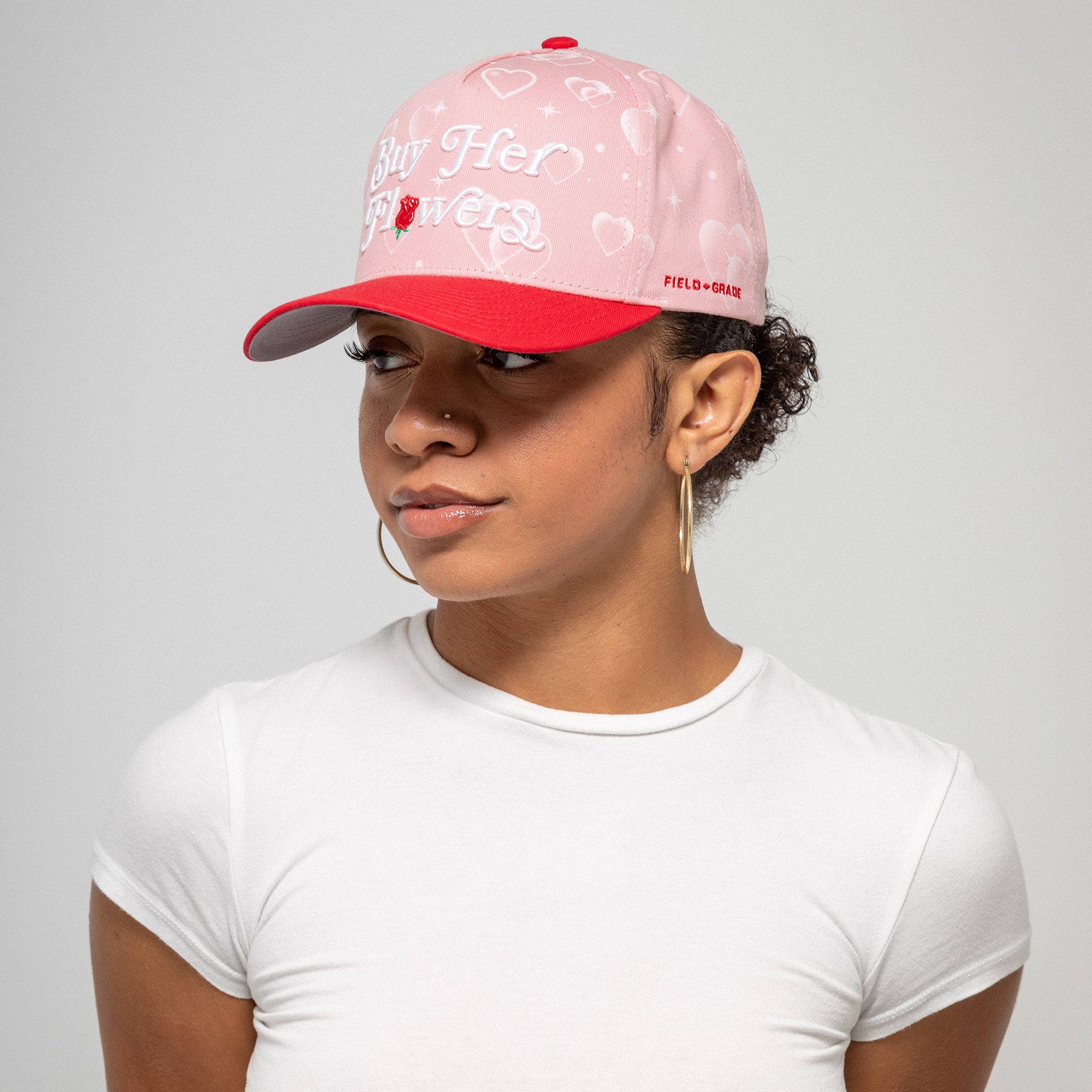 BUY HER FLOWERS MAJESTIC HEARTS TWILL TRUCKER