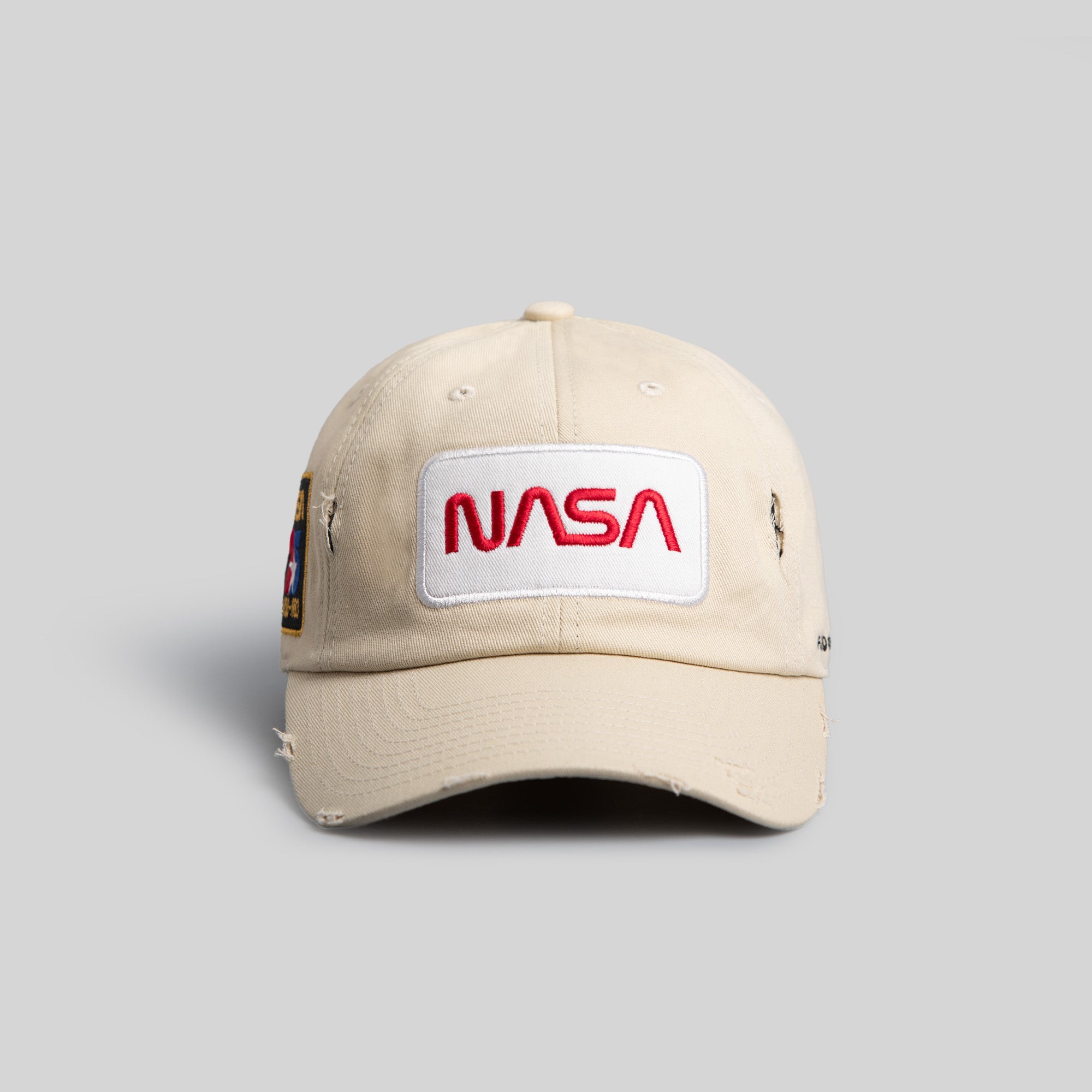 SKYLAB NASA 25TH ANNIVERSARY SAND RELAXED FIT DISTRESSED HAT