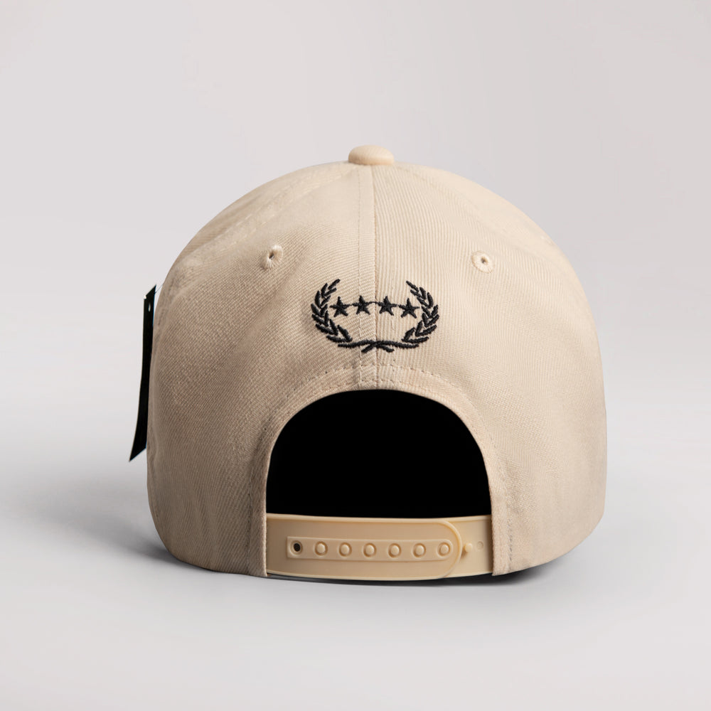 RESPECTFULLY SAND TWILL TRUCKER HAT
