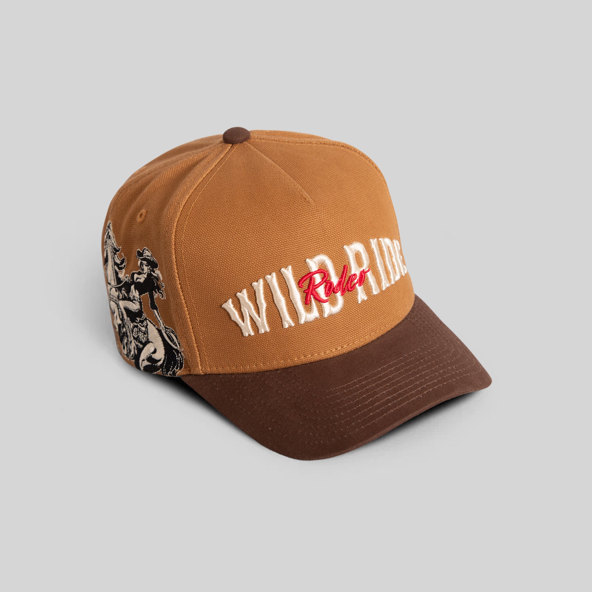WILD RIDE WHEAT MOCHA DUCK CANVAS TRUCKER