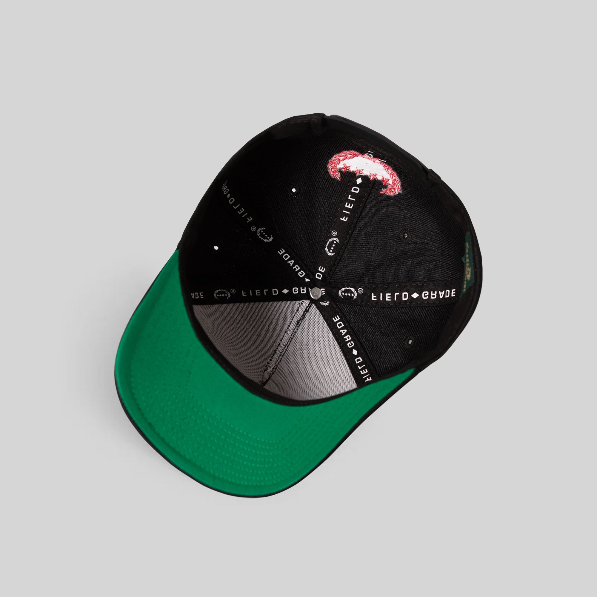 KITTY CATCHER BLACK WOOL TRUCKER