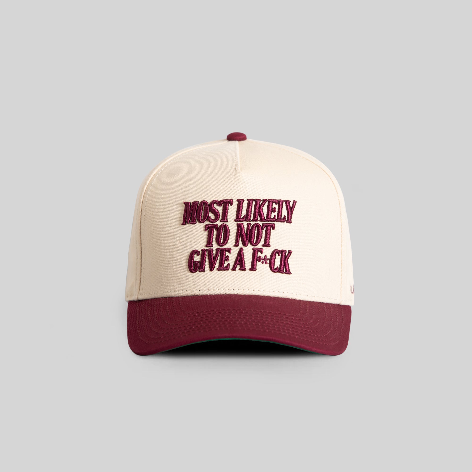 MOST LIKELY SAND BORDEAUX TWILL TRUCKER