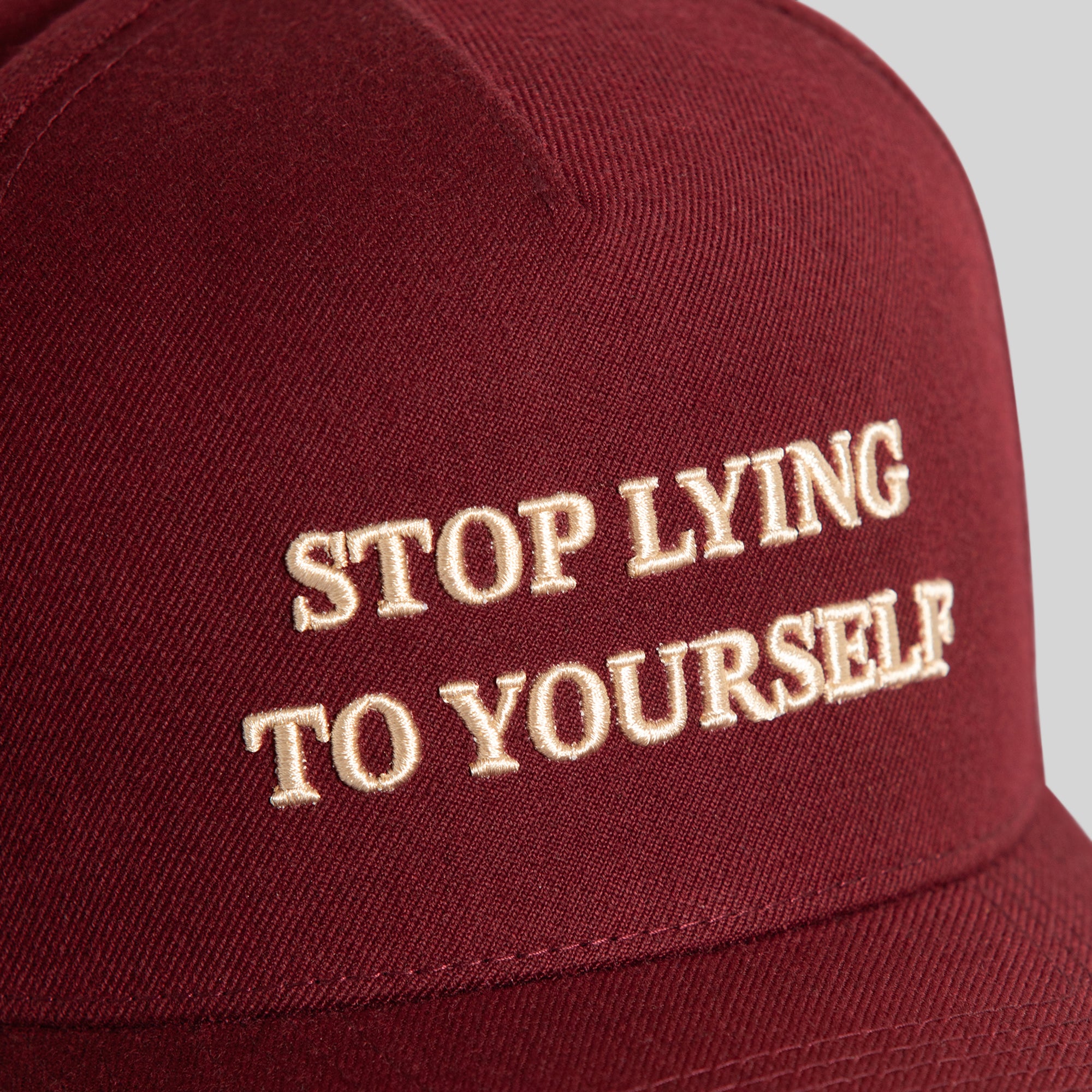 STOP LYING BORDEAUX TRUCKER