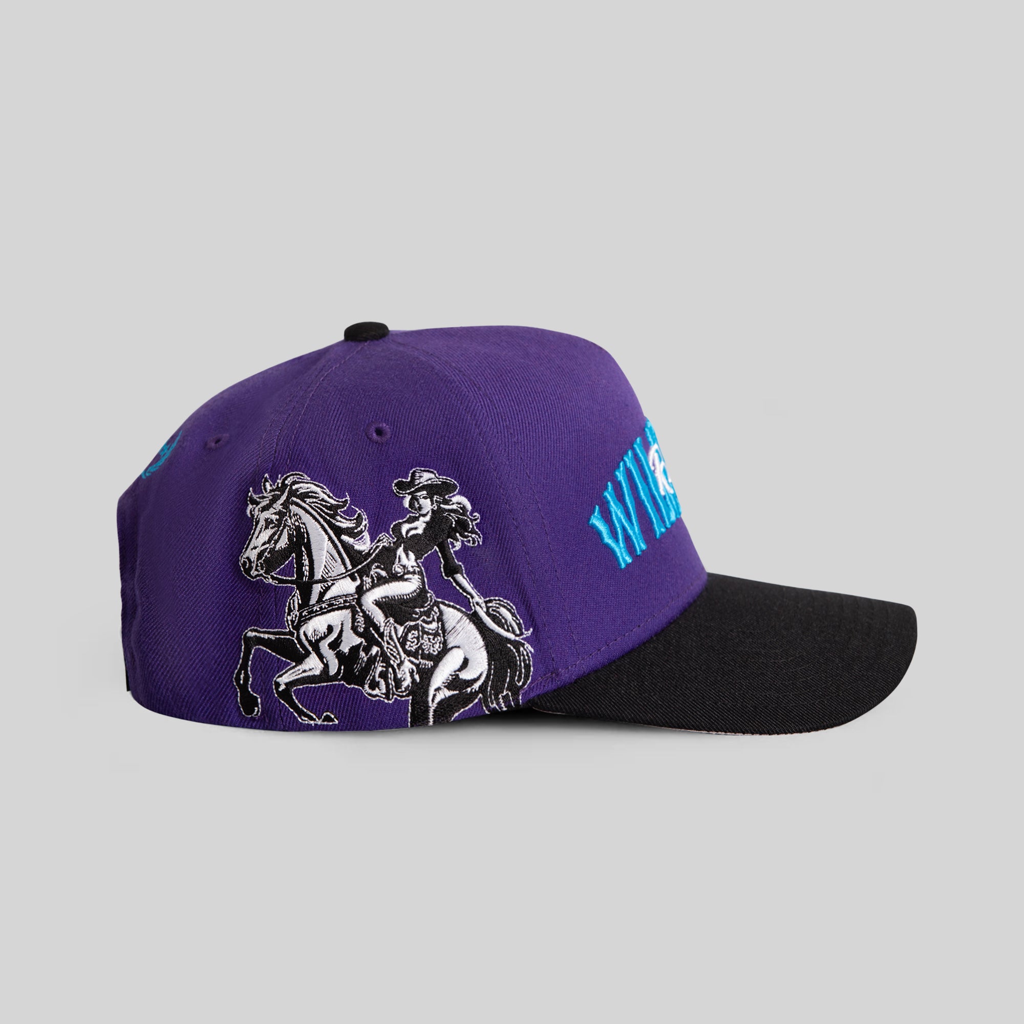 WILD RIDE PURPLE BLACK TRUCKER