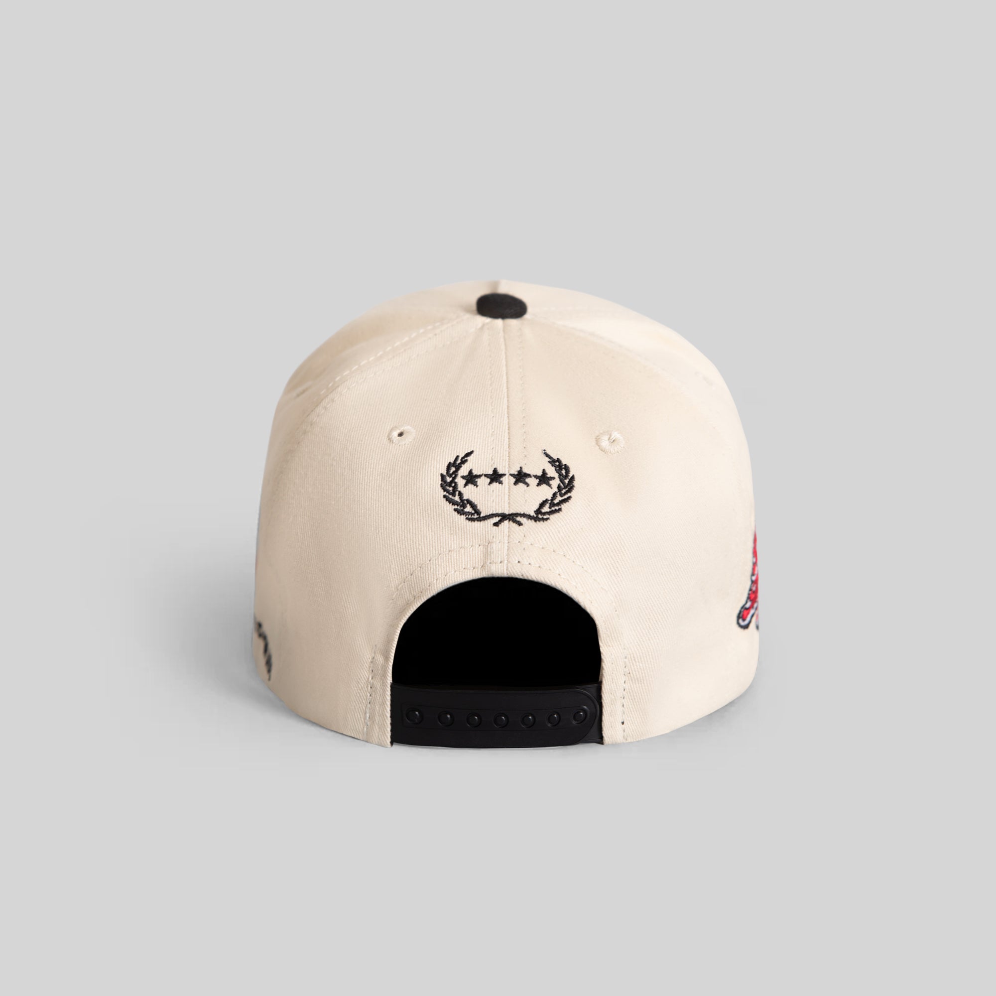 KITTY CATCHER FLAMETOOTH SAND BLACK TWILL TRUCKER