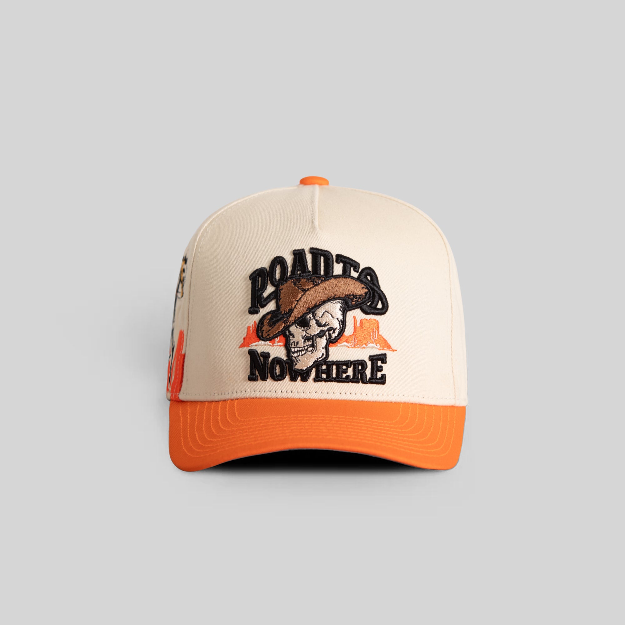 ROAD TO NOWHERE SAND ORANGE TWILL TRUCKER