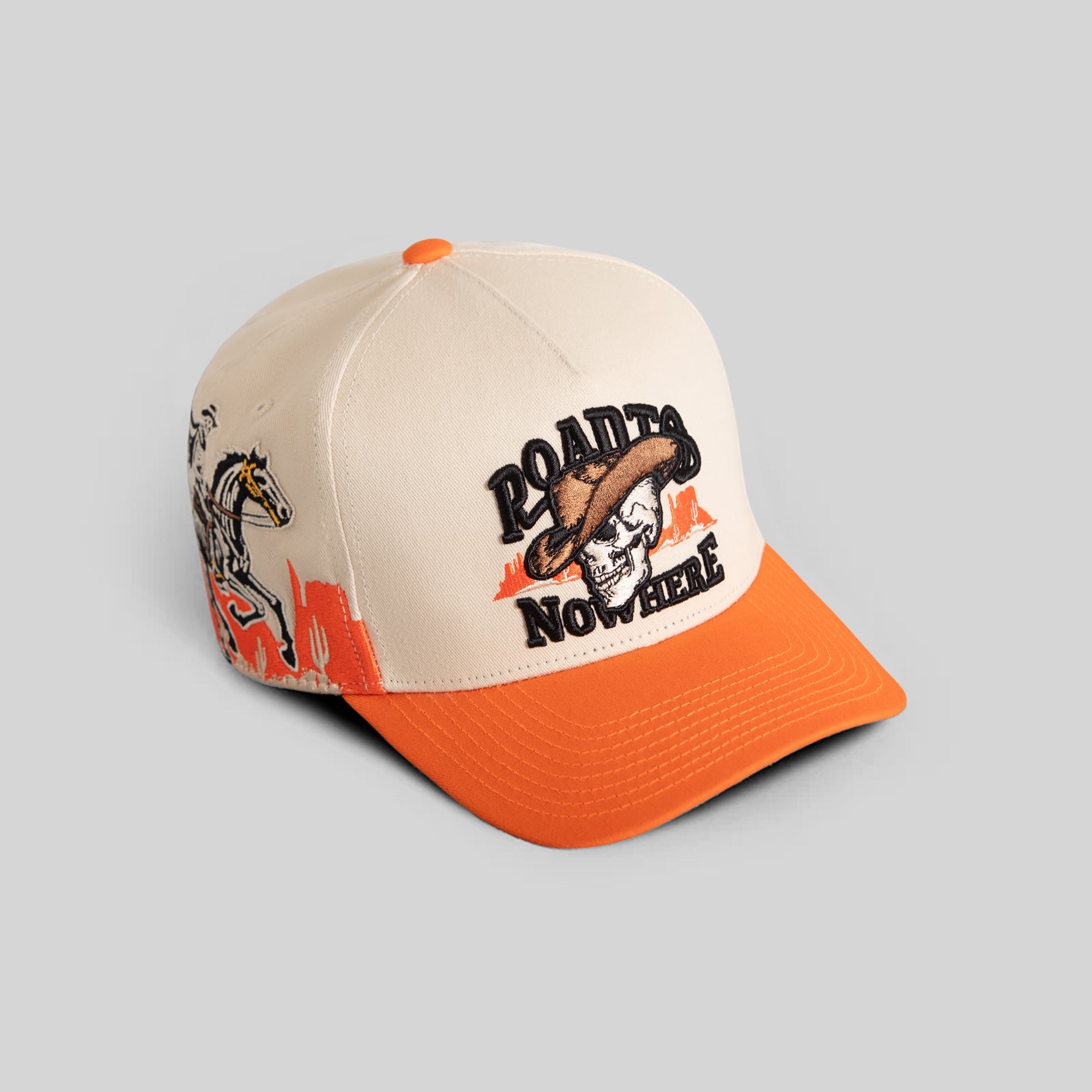 ROAD TO NOWHERE SAND ORANGE TWILL TRUCKER