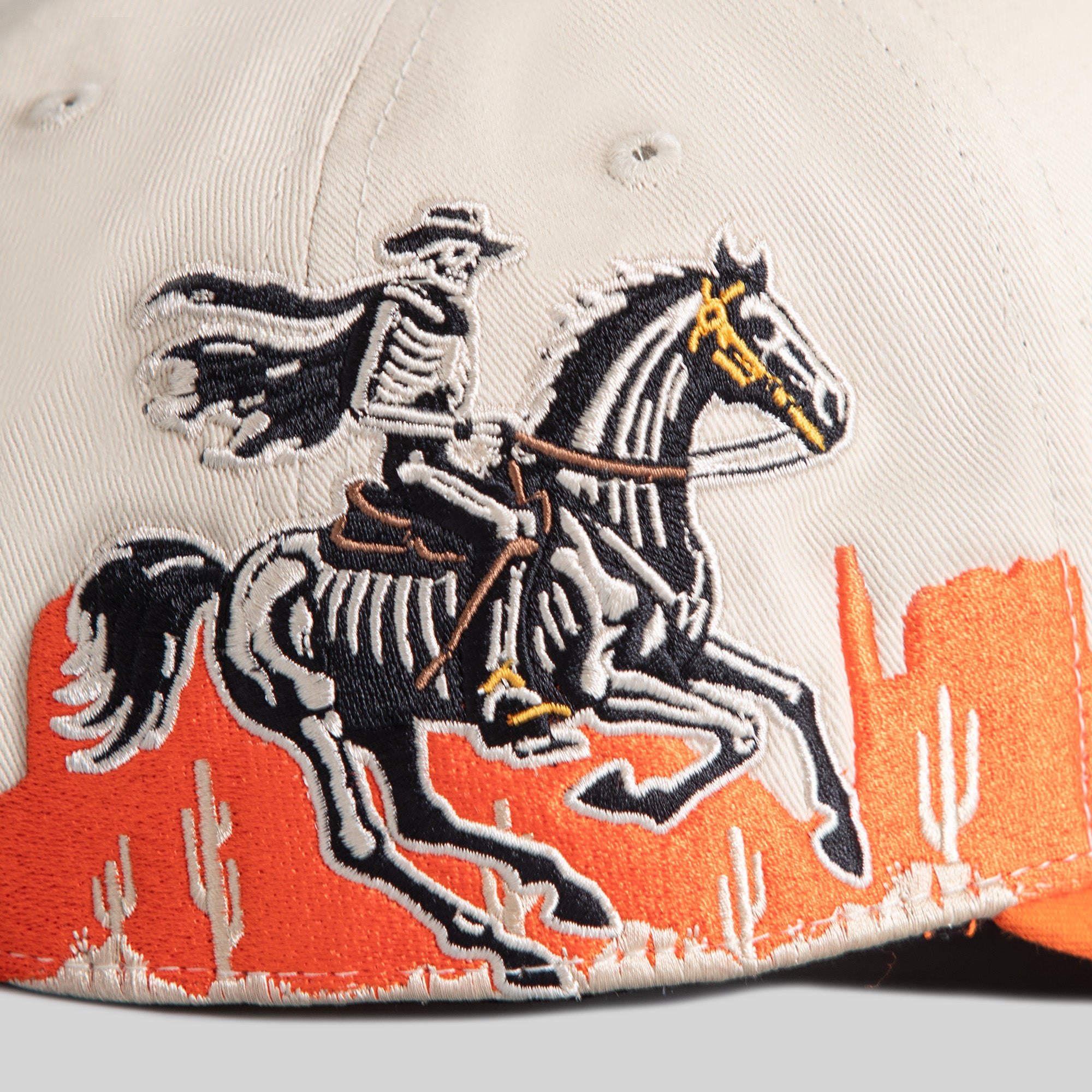 ROAD TO NOWHERE SAND ORANGE TWILL TRUCKER