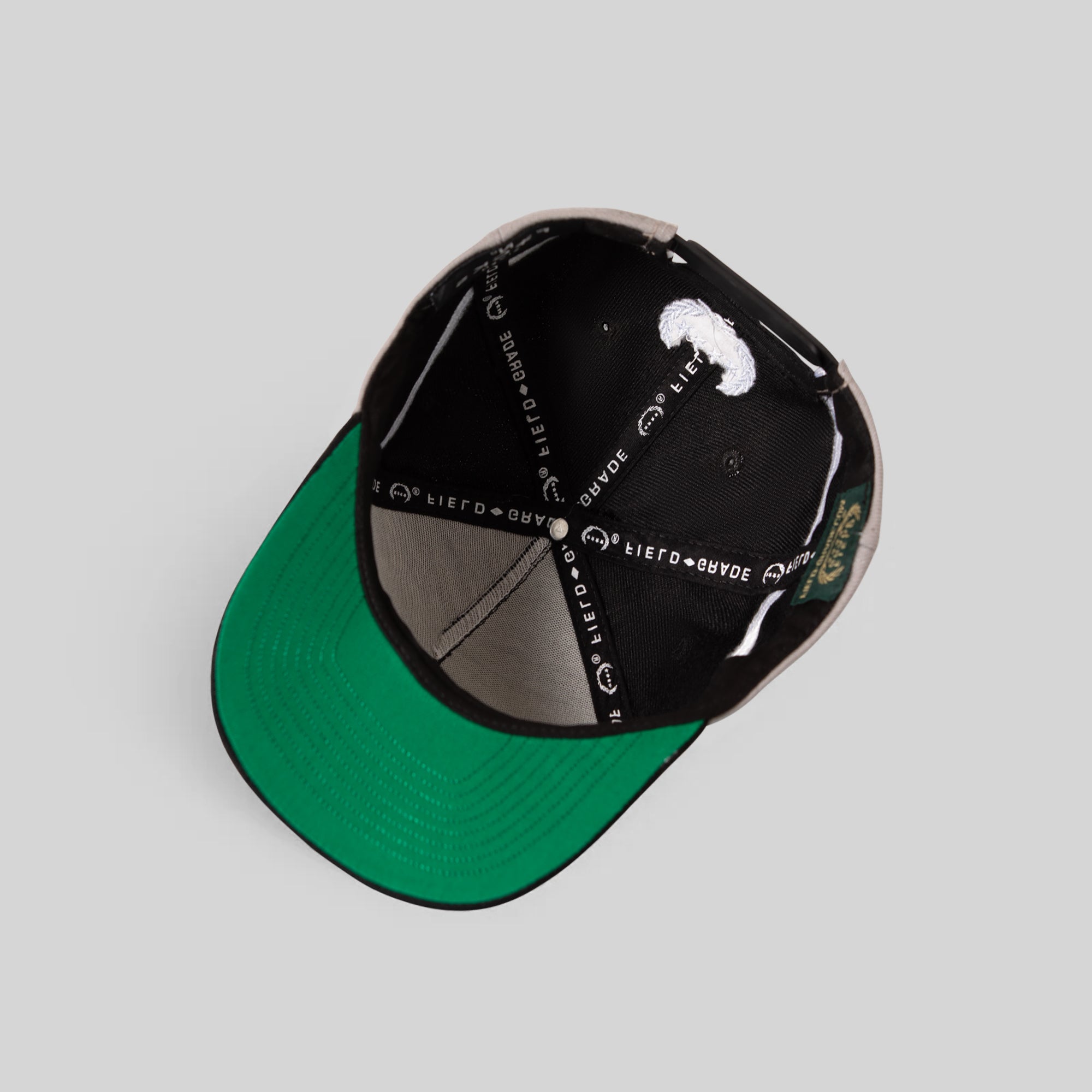 NO F*CKS GIVEN QUAKE BLACK CEMENT WOOL TRUCKER