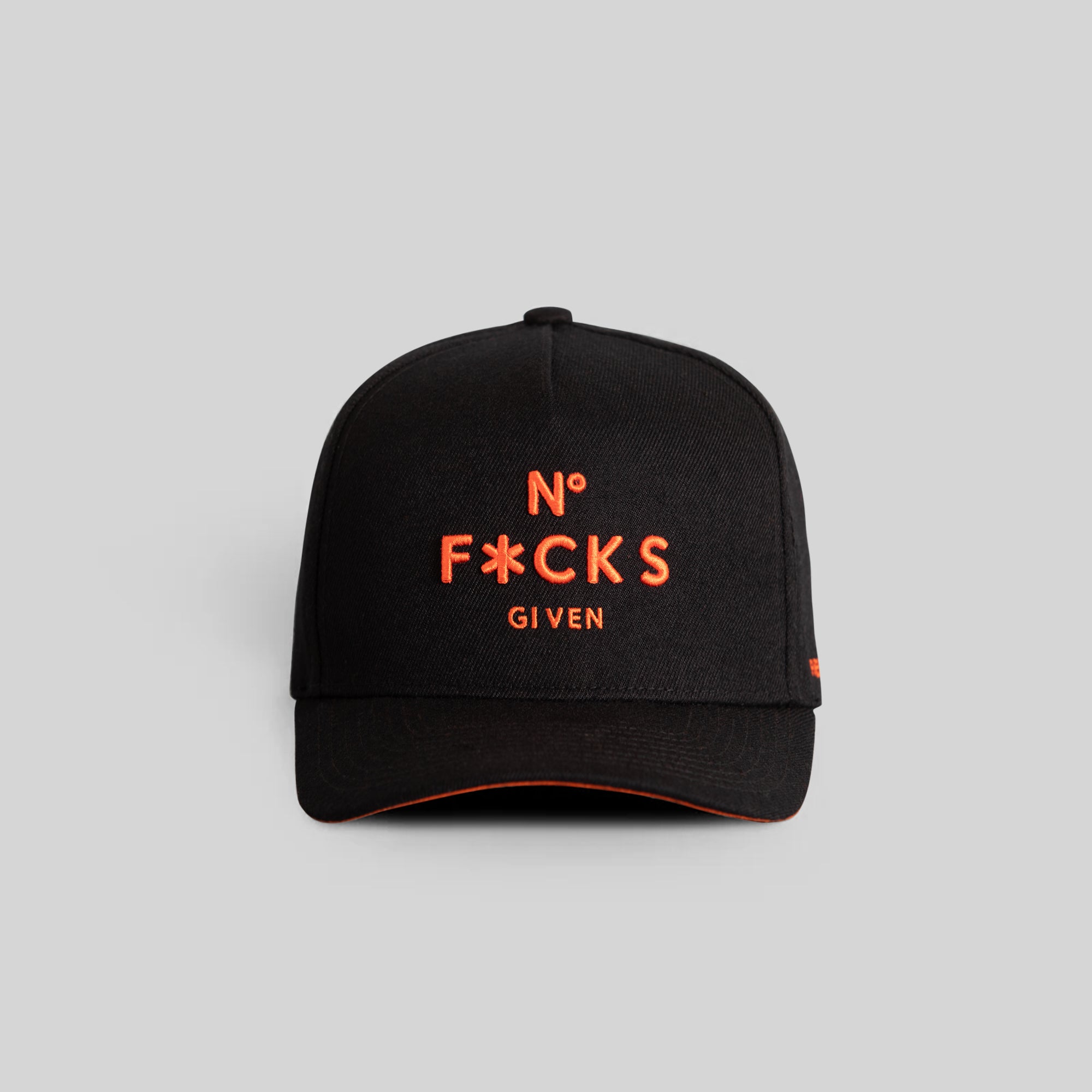 NO F*CKS GIVEN BLACK WOOL TRUCKER