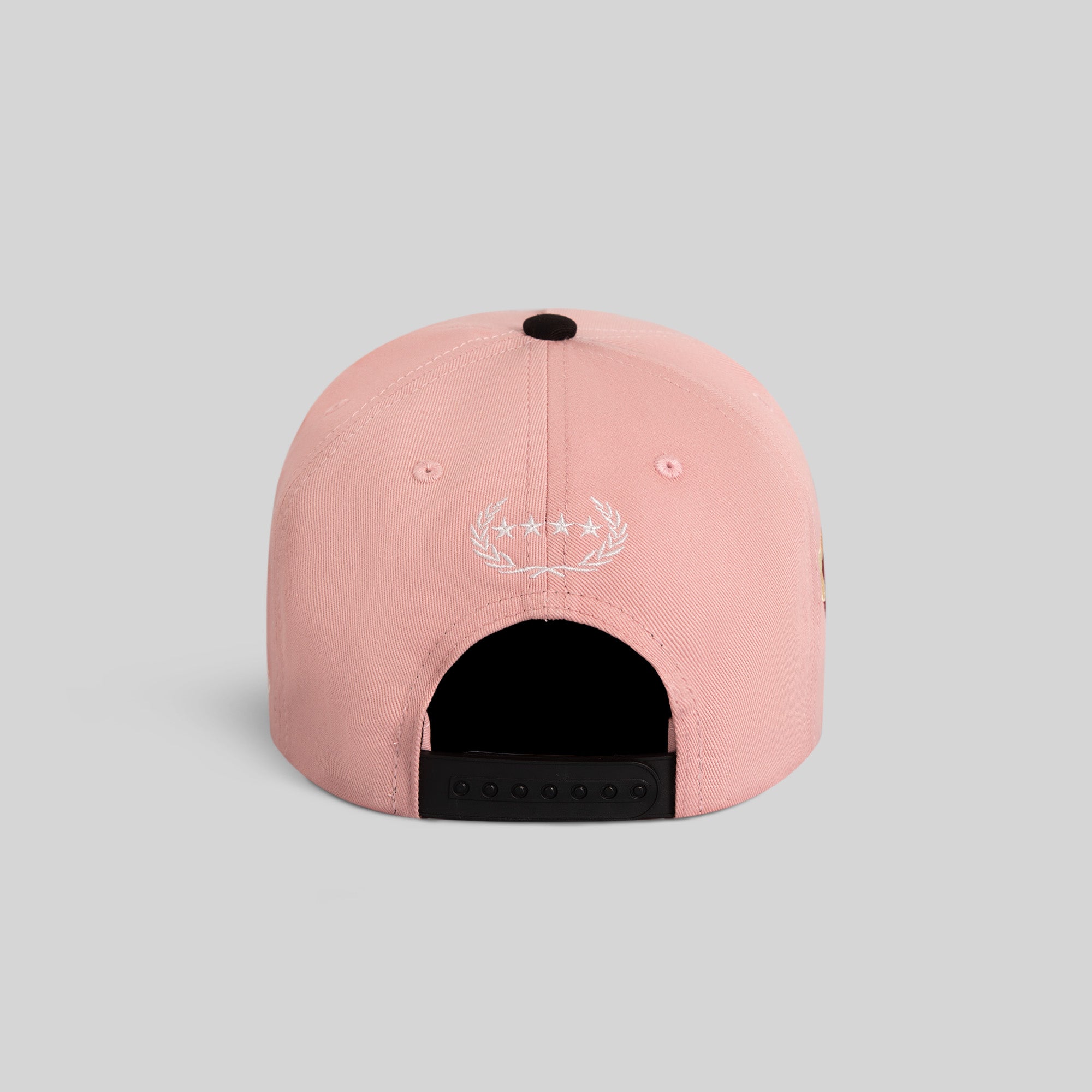 FIELD GRADE X KURVE STUDIO NY IS HEALING PINK BLACK TWILL TRUCKER