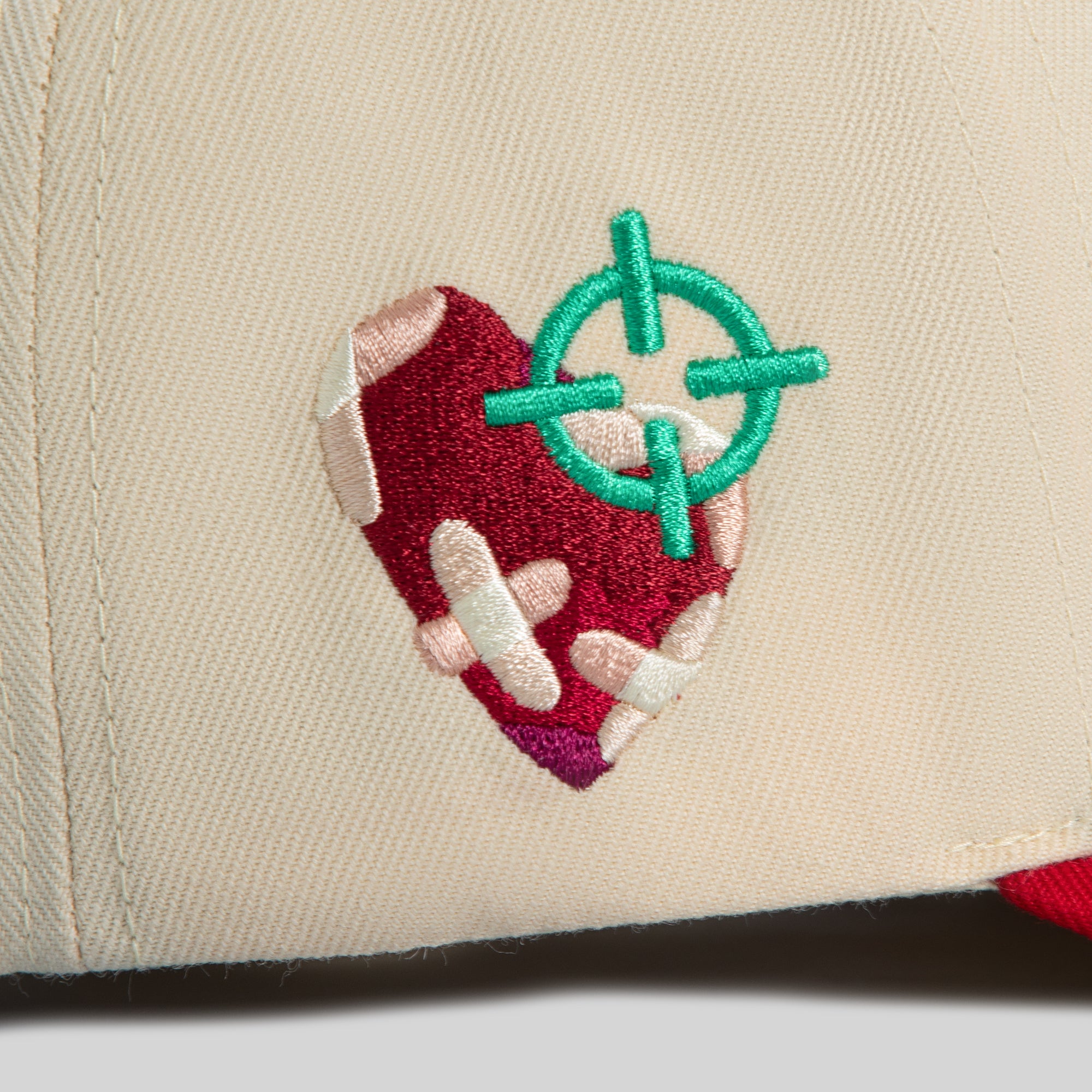FIELD GRADE X KURVE STUDIO LA IS HEALING SAND RED WOOL TRUCKER