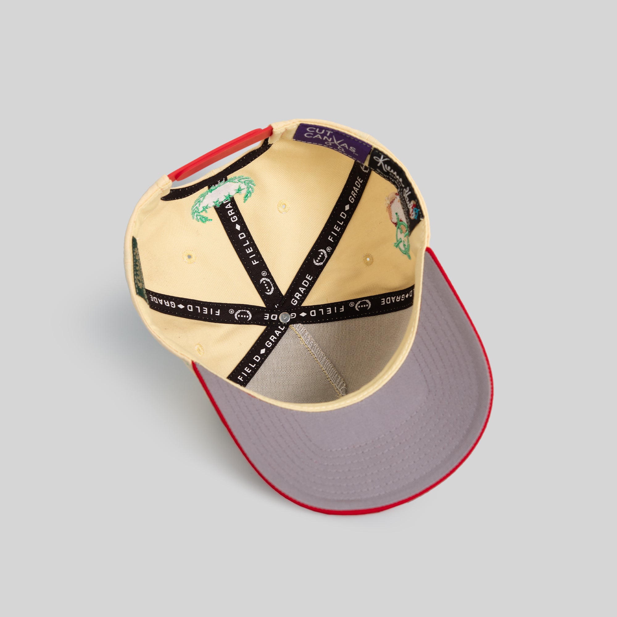 FIELD GRADE X KURVE STUDIO LA IS HEALING SAND RED WOOL TRUCKER