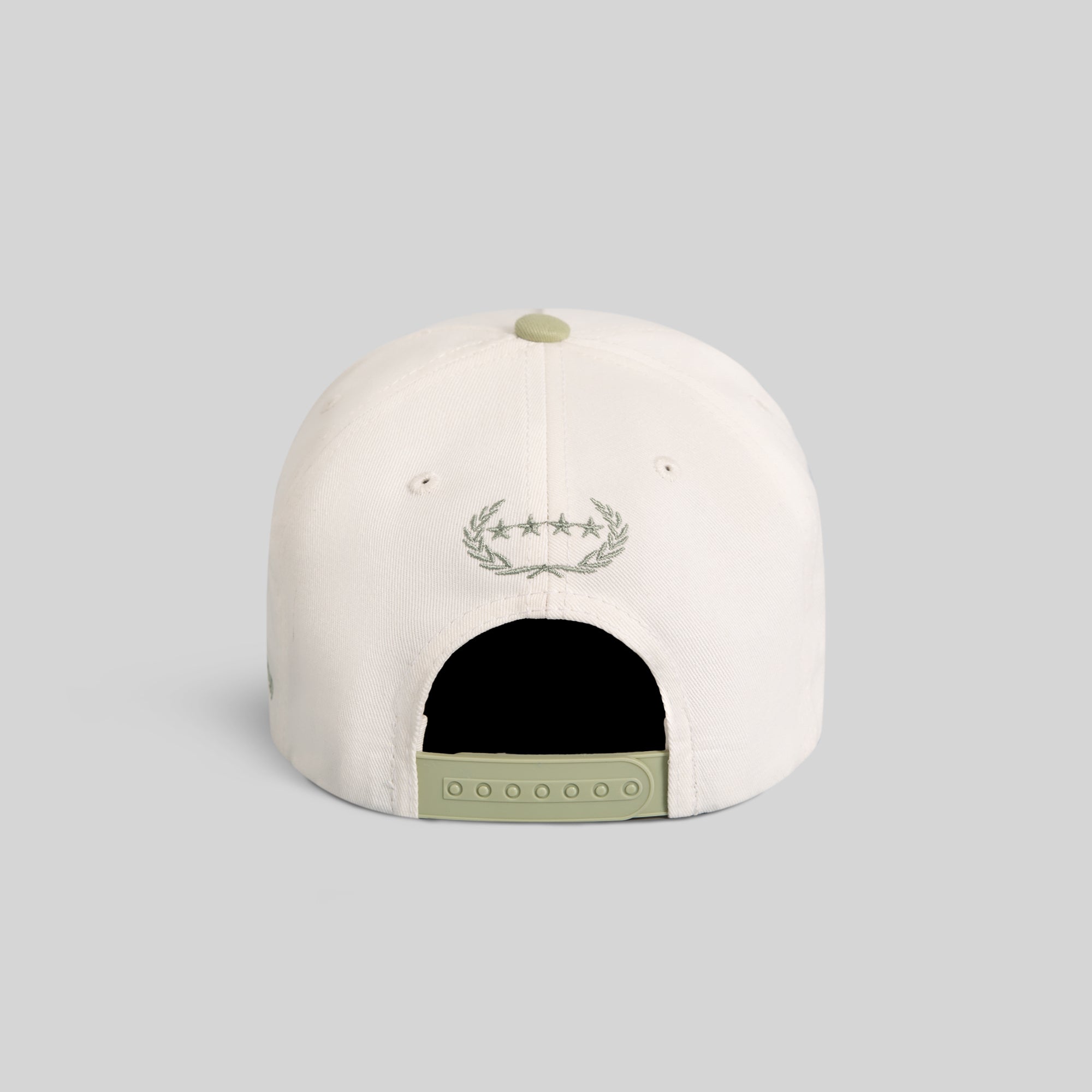 LEAVE YOUR FEELING OFF WHITE SAGE TWILL TRUCKER