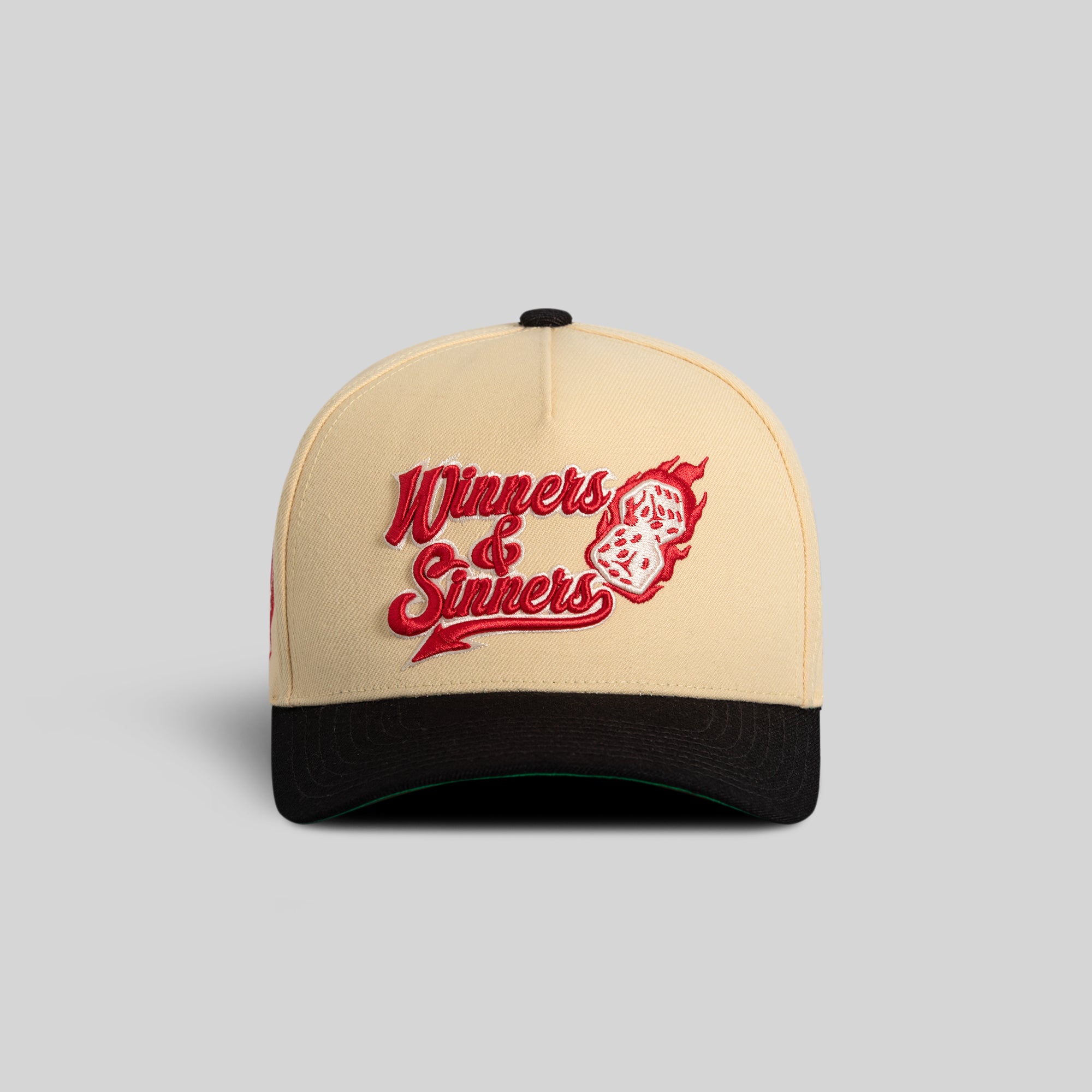 WINNERS AND SINNERS SAND BLACK WOOL TRUCKER