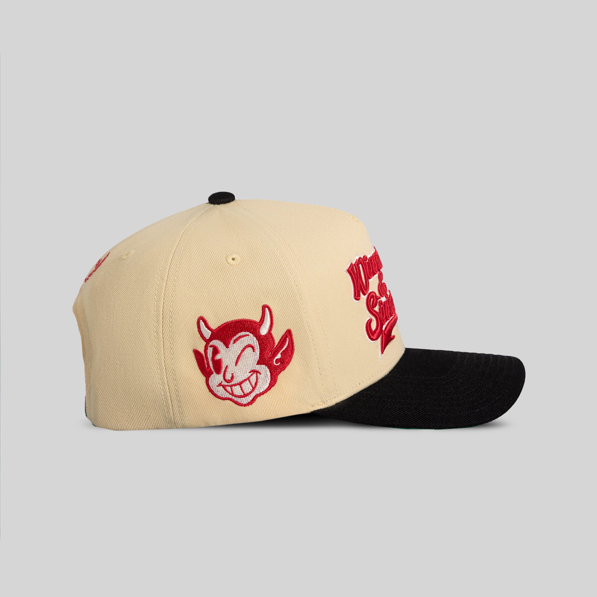 WINNERS AND SINNERS SAND BLACK WOOL TRUCKER
