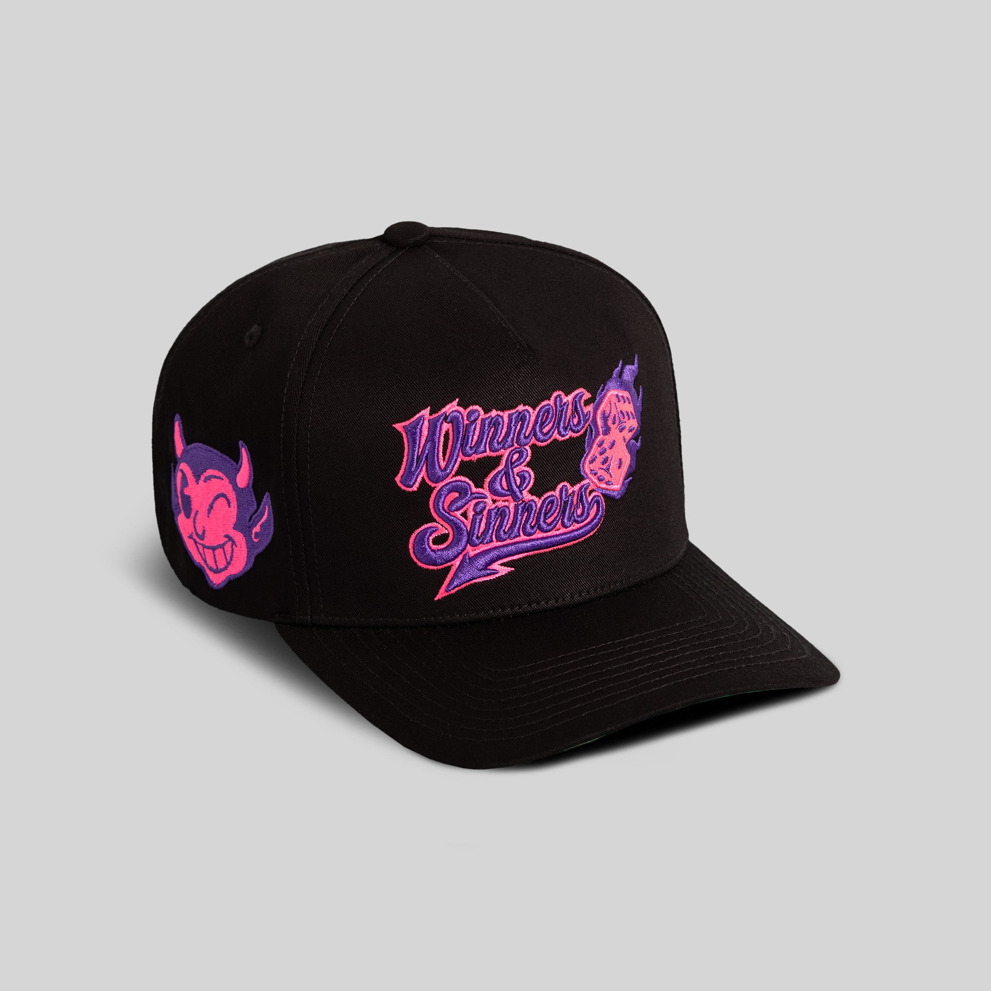 WINNERS AND SINNERS BLACK TWILL TRUCKER