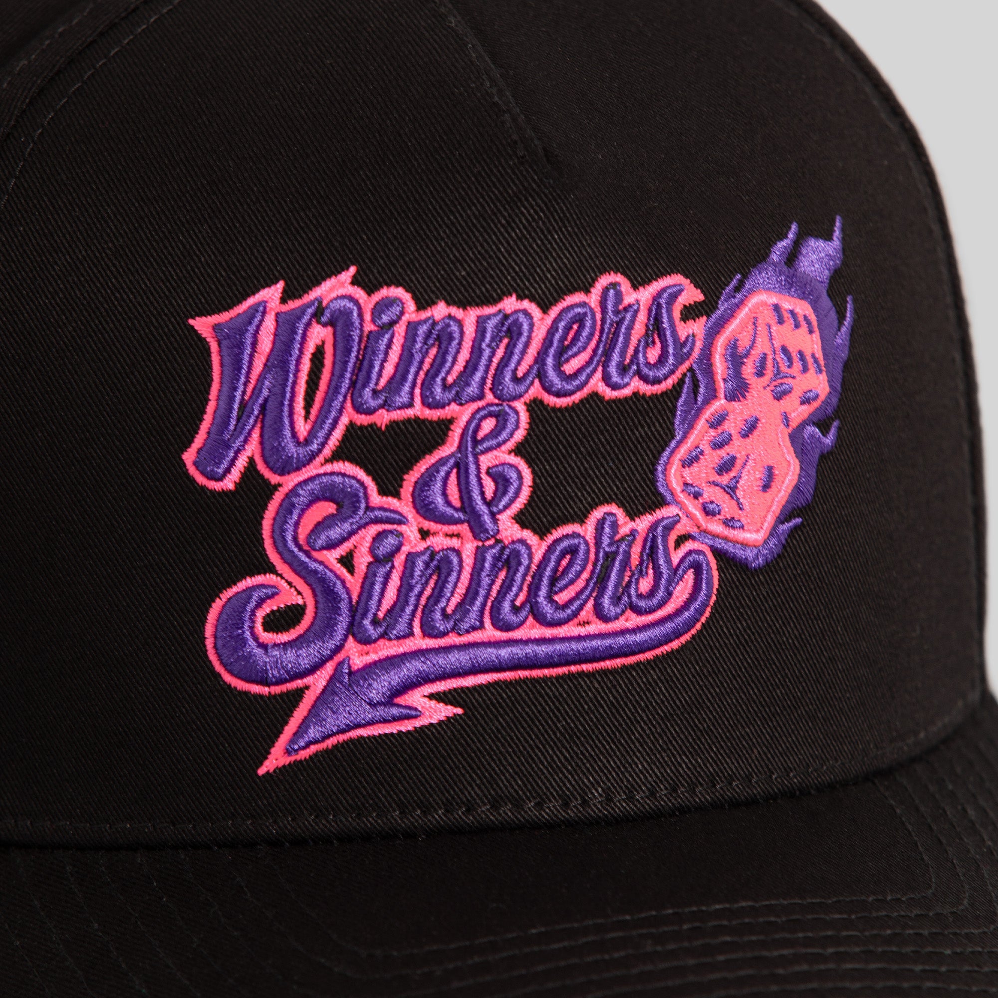 WINNERS AND SINNERS BLACK TWILL TRUCKER