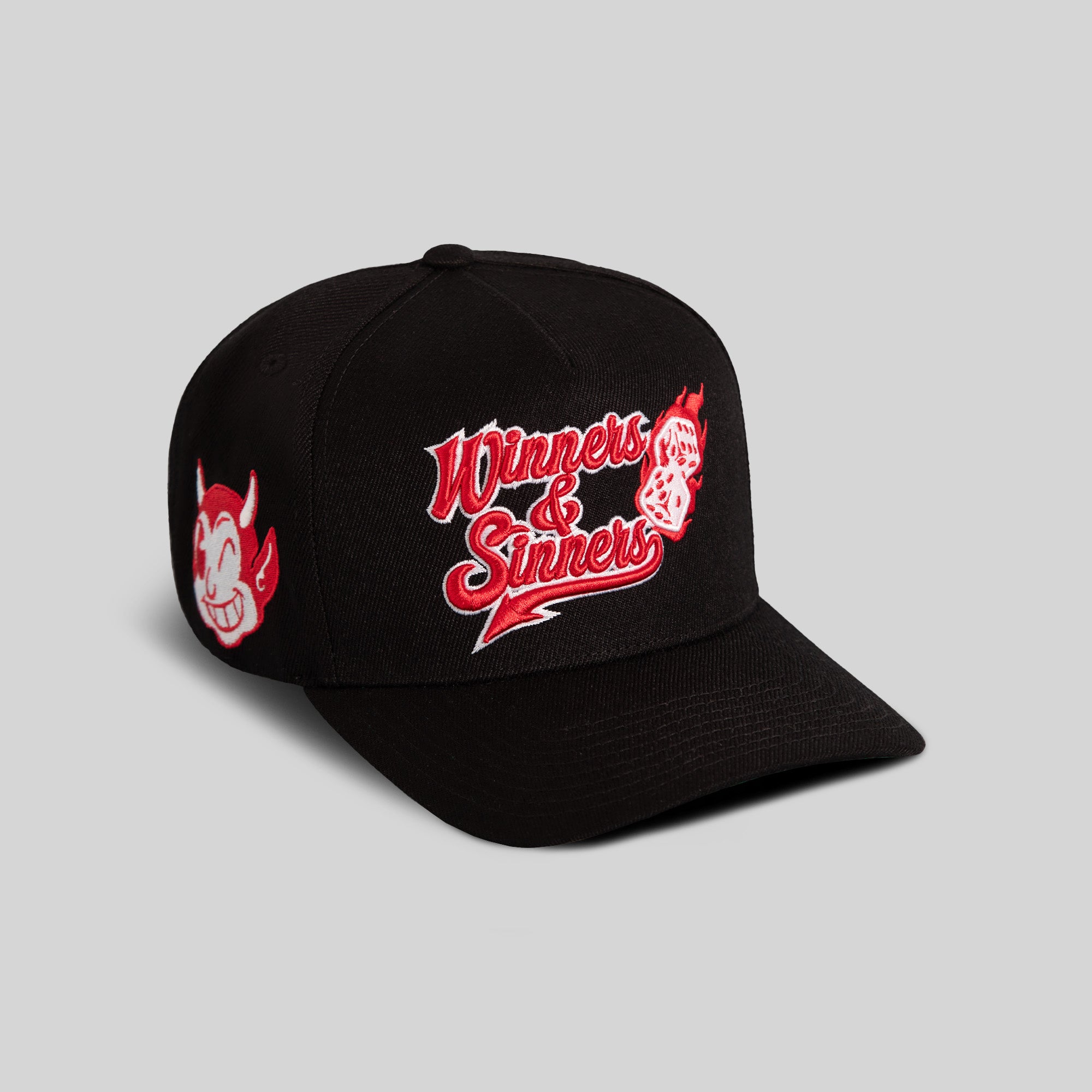 WINNERS AND SINNERS BLACK WOOL TRUCKER