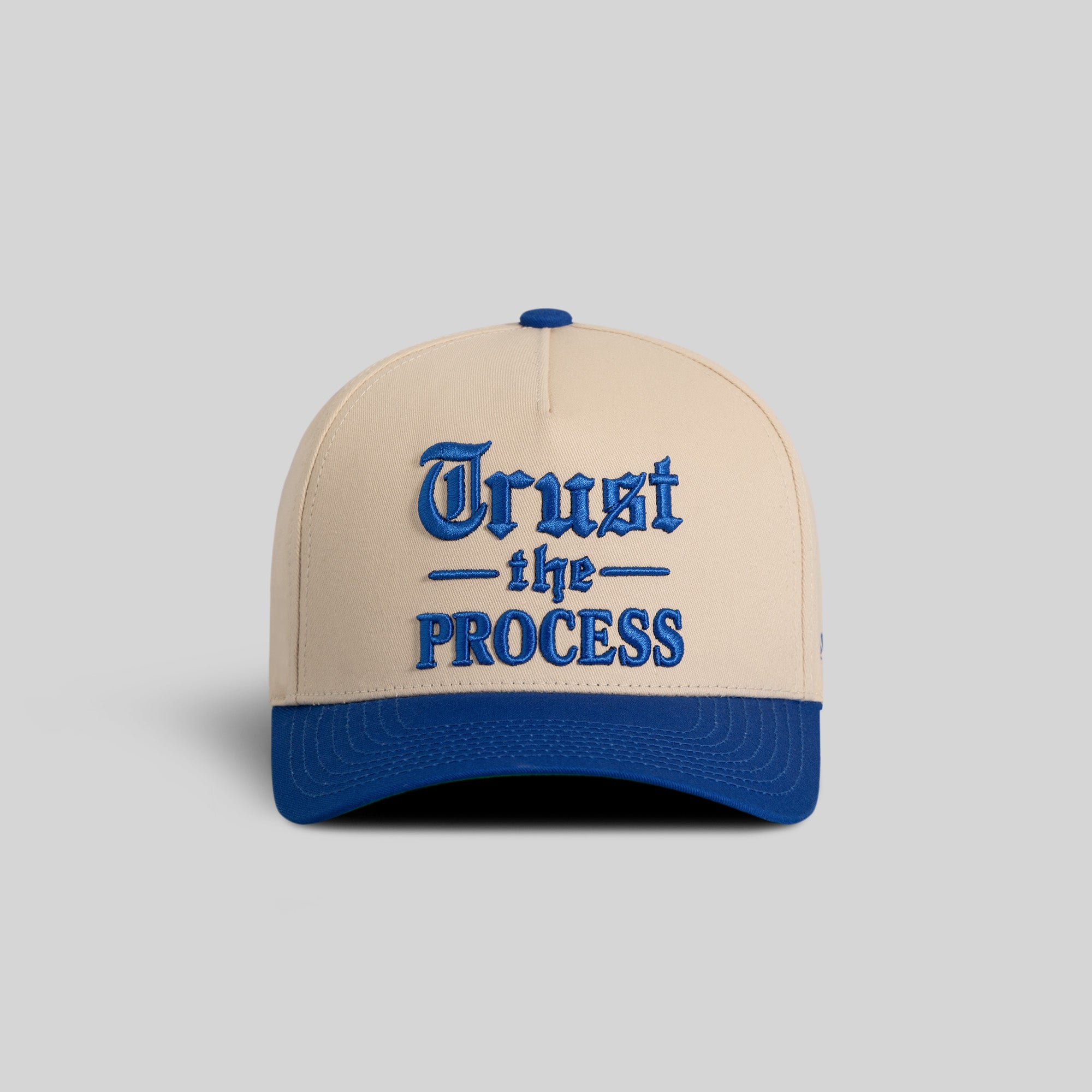 TRUST THE PROCESS SAND ROYAL TWILL TRUCKER