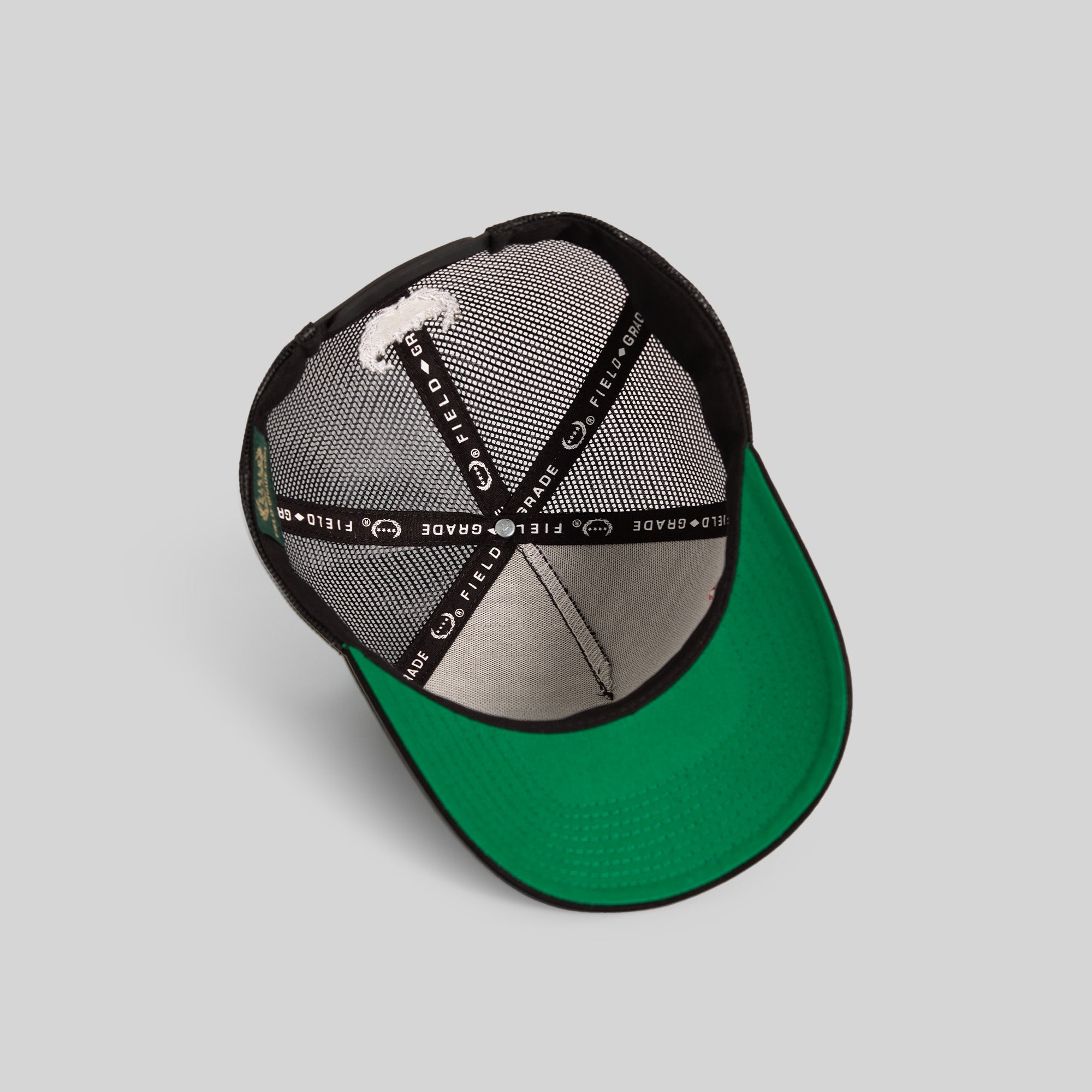 GODS FAVORITE BLACK TWILL MESH TRUCKER