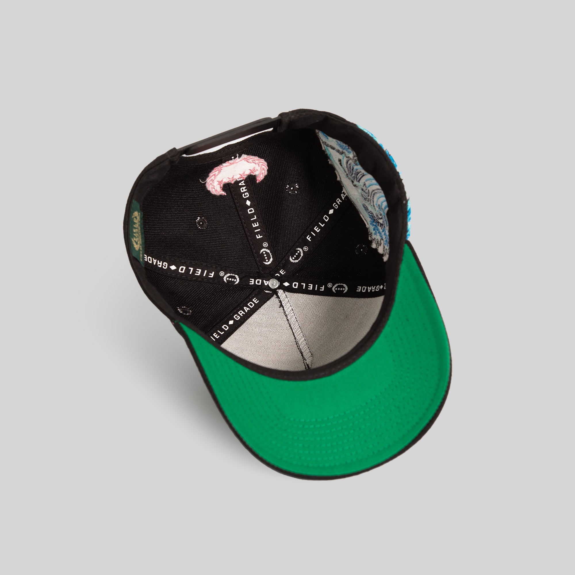 CANT STOP THE WAVE BLACK WOOL TRUCKER