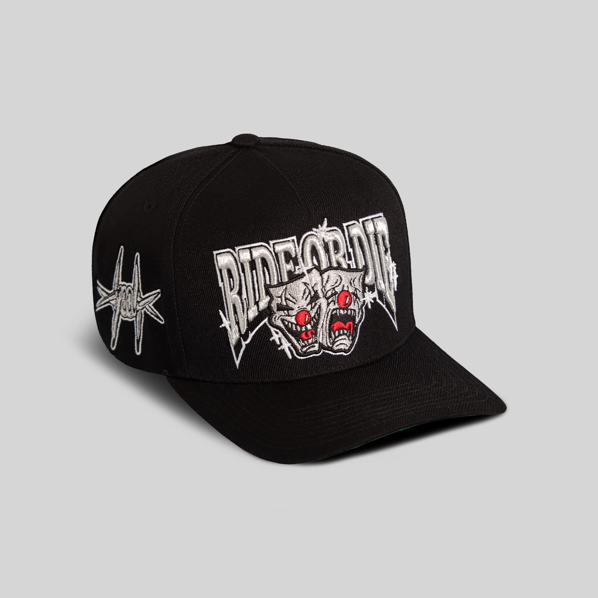 RIDE OR DIE BLACK WOOL TRUCKER