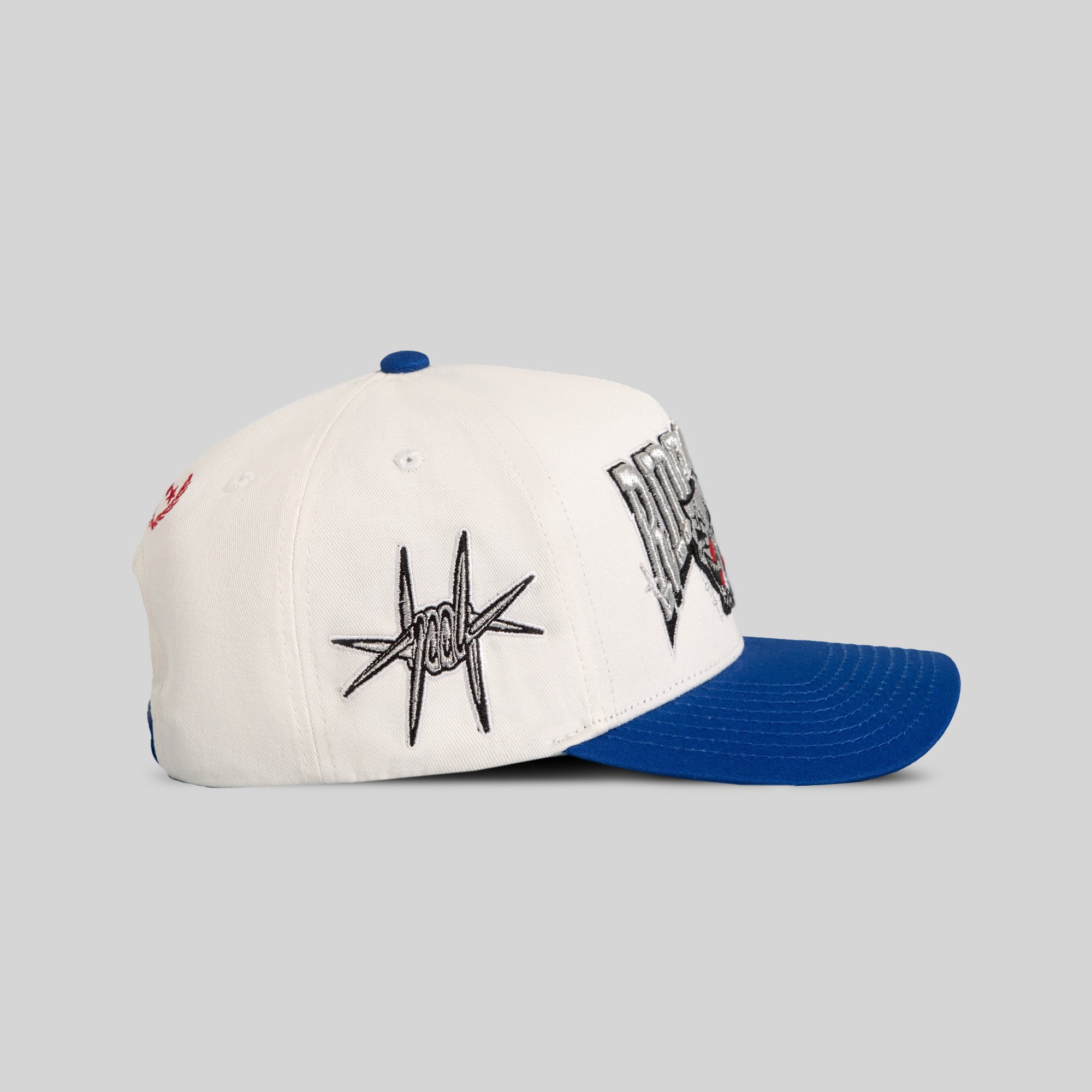 RIDE OR DIE OFF WHITE ROYAL TWILL TRUCKER