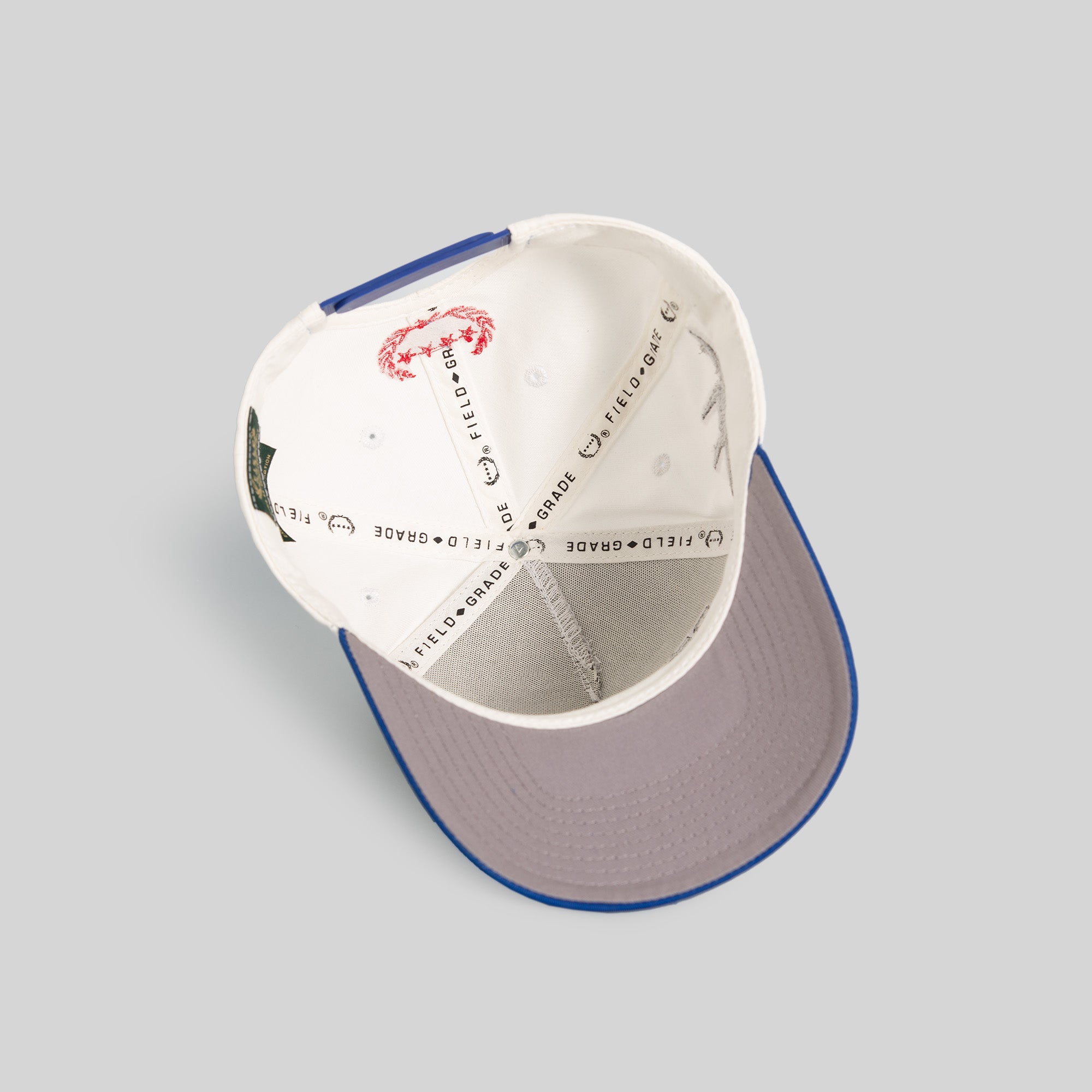 RIDE OR DIE OFF WHITE ROYAL TWILL TRUCKER