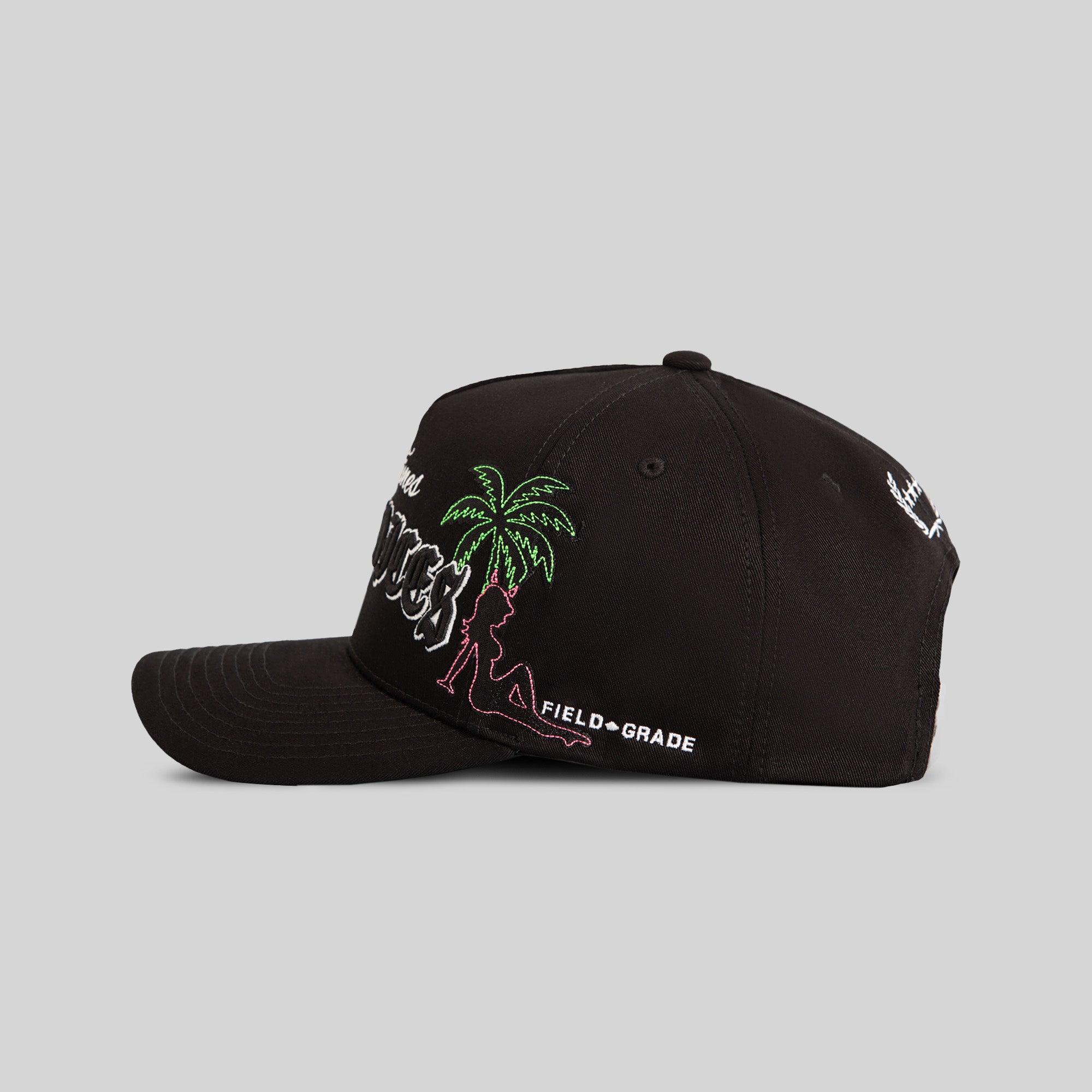 GOOD TIMES BLACK TWILL TRUCKER