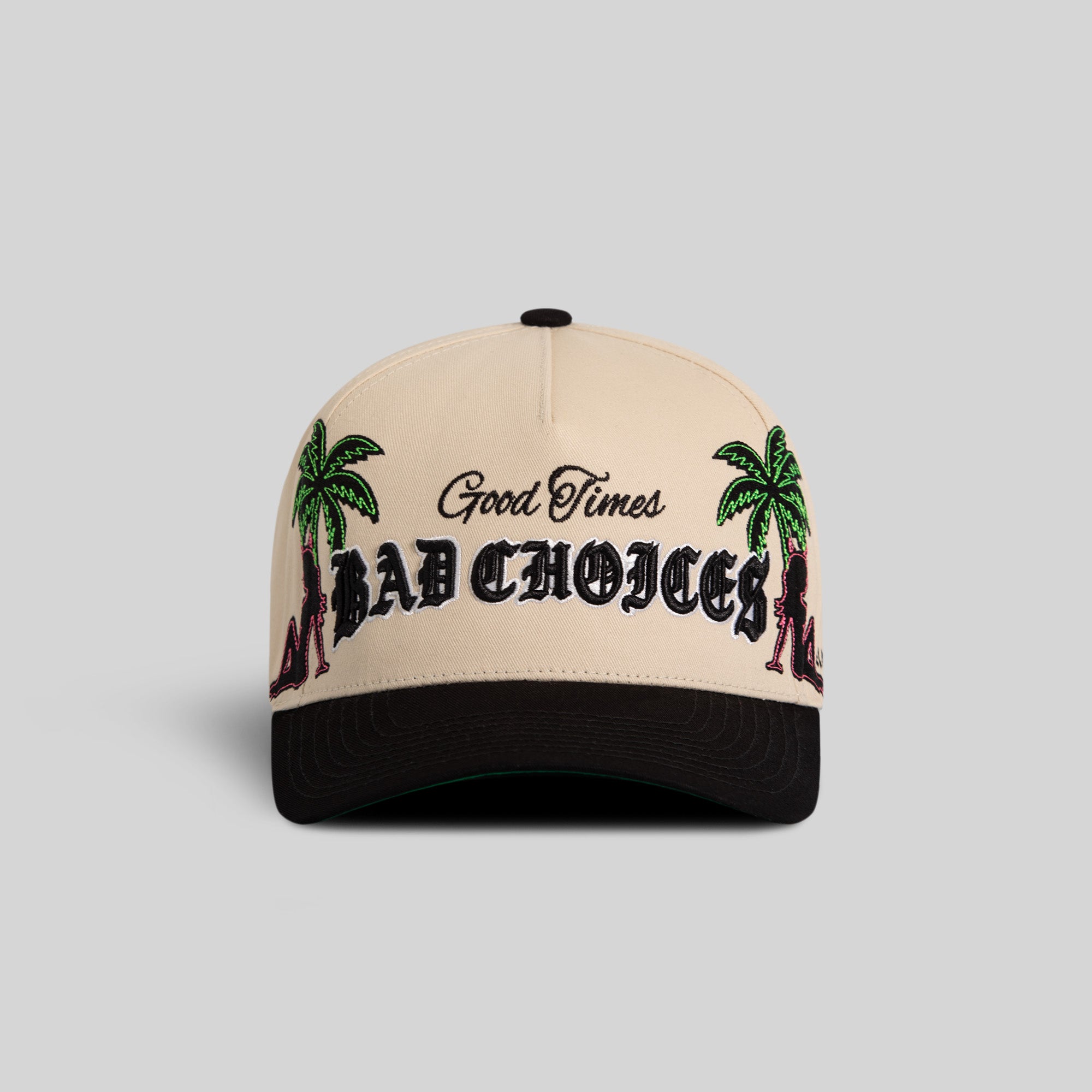 GOOD TIMES SAND BLACK TWILL TRUCKER