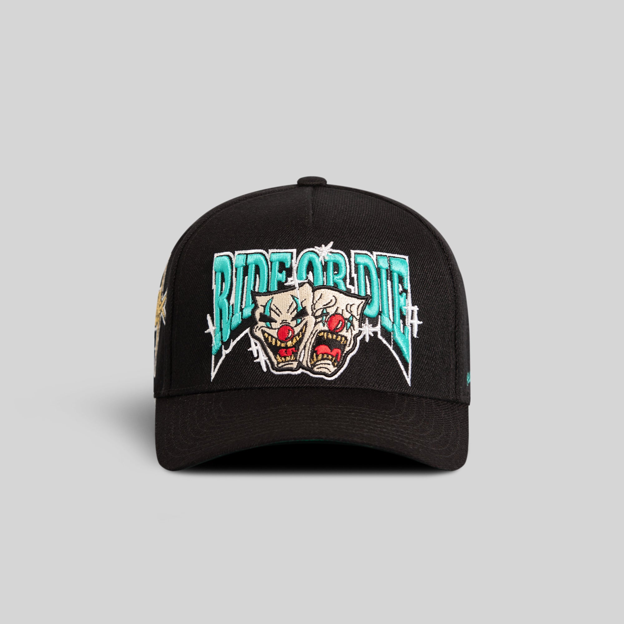 RIDE OR DIE BLACK WOOL TRUCKER