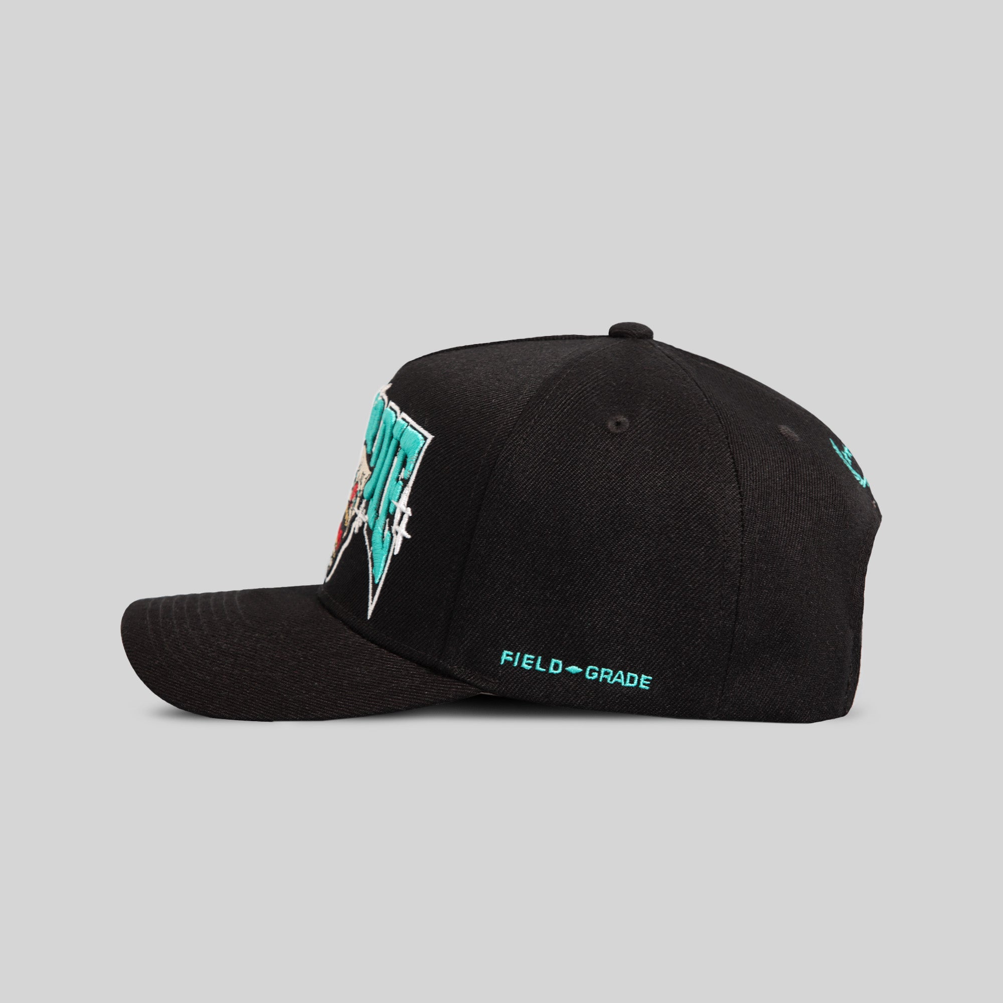 RIDE OR DIE BLACK WOOL TRUCKER