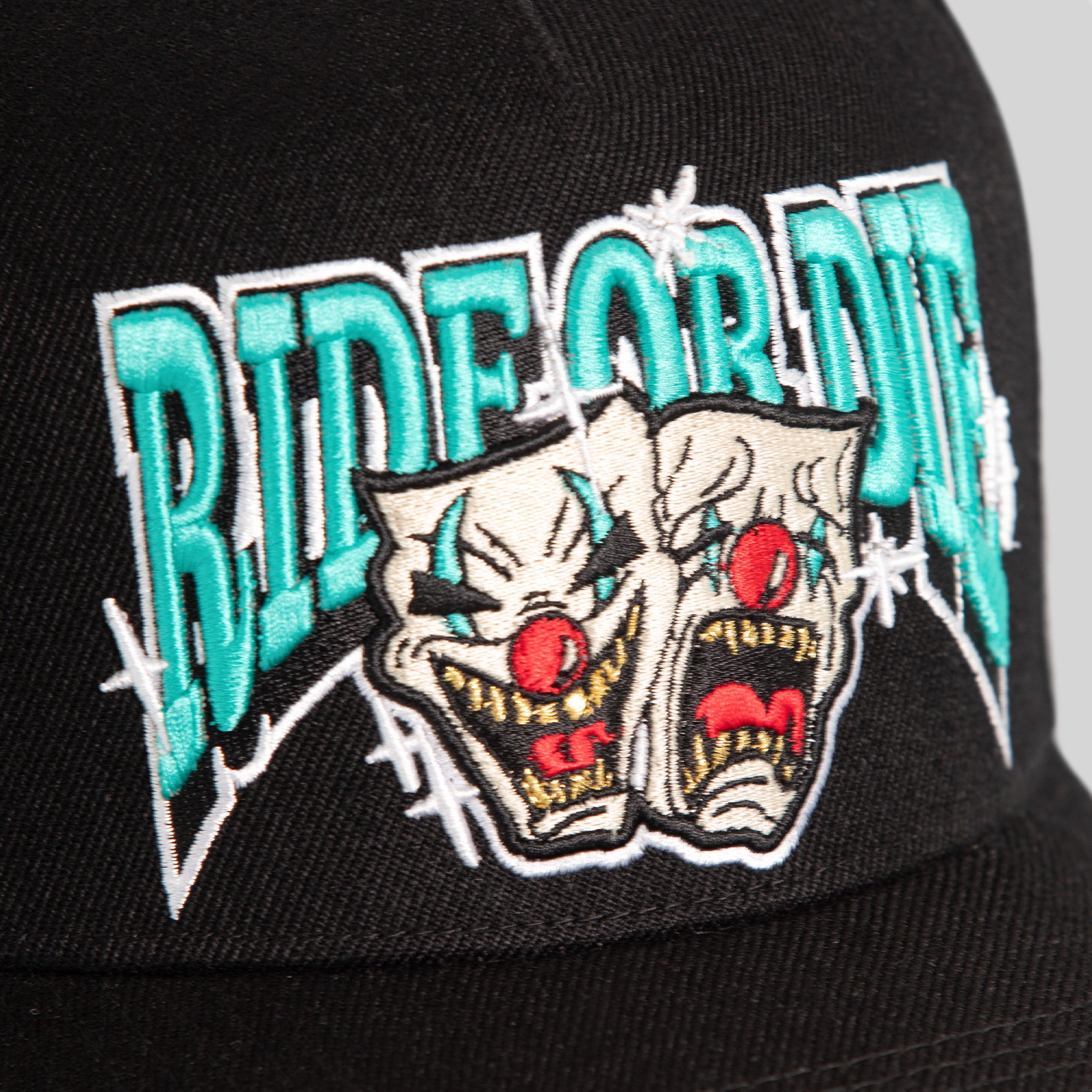RIDE OR DIE BLACK WOOL TRUCKER