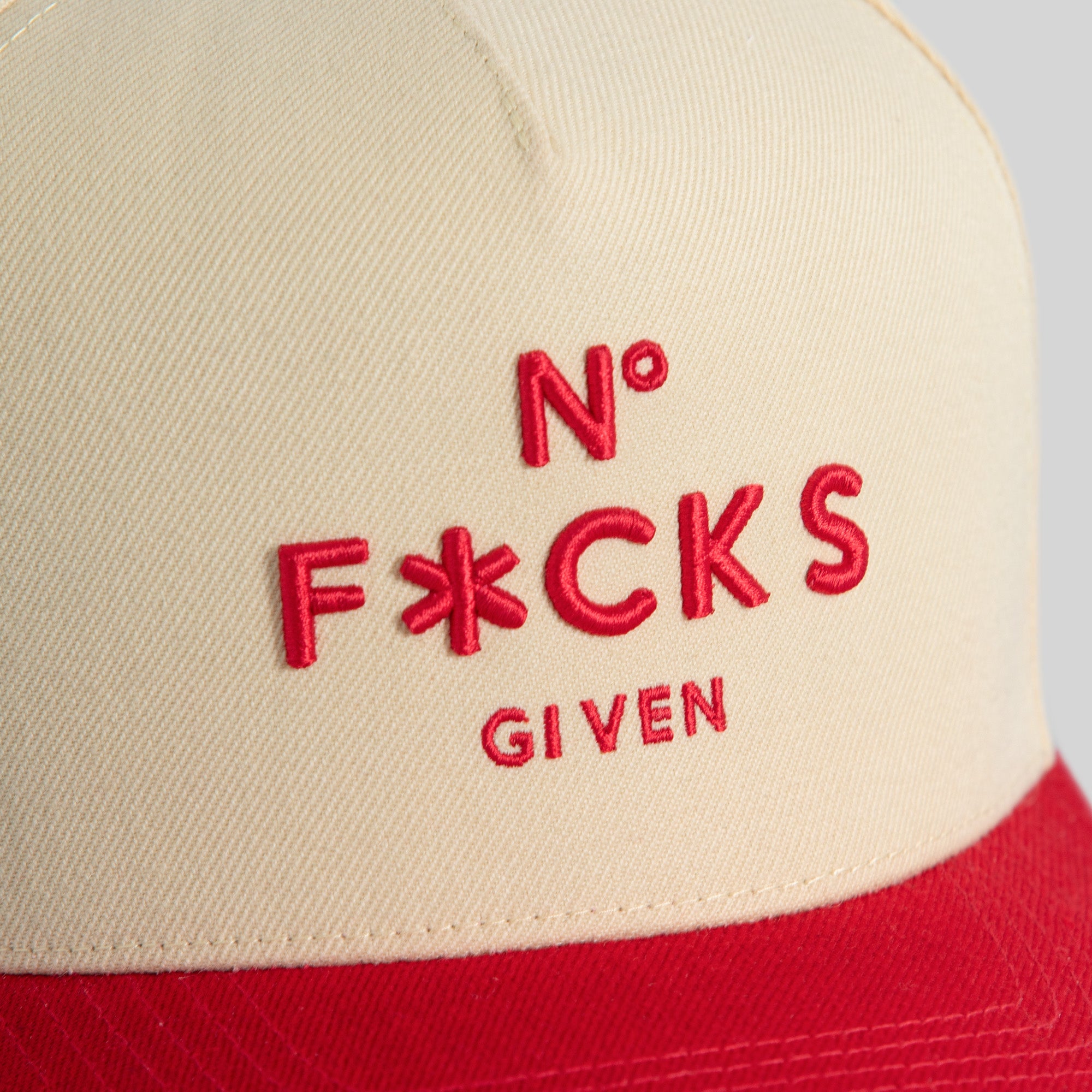 NO F*CKS GIVEN YIN YANG WOOL TRUCKER