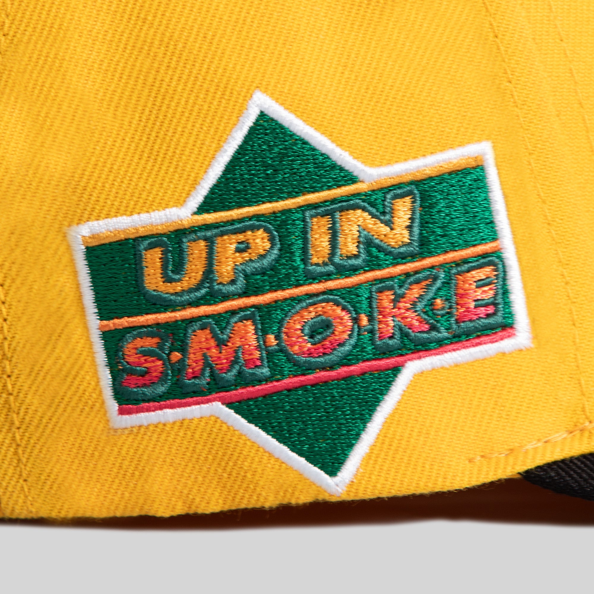 SORRY I'M HIGH ATHLETIC GOLD BLACK WOOL TRUCKER