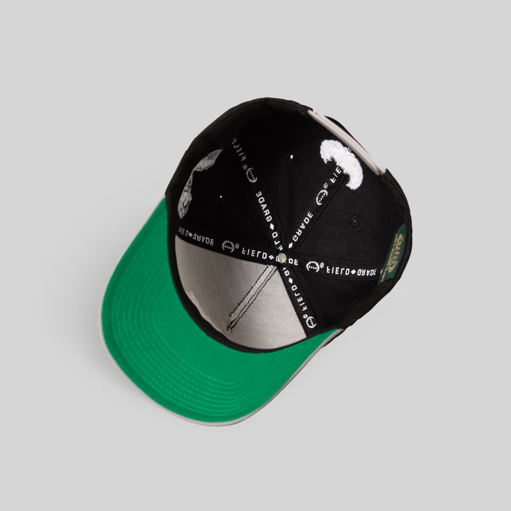 ROLL 'EM & SMOKE 'EM BLACK CEMENT WOOL TRUCKER